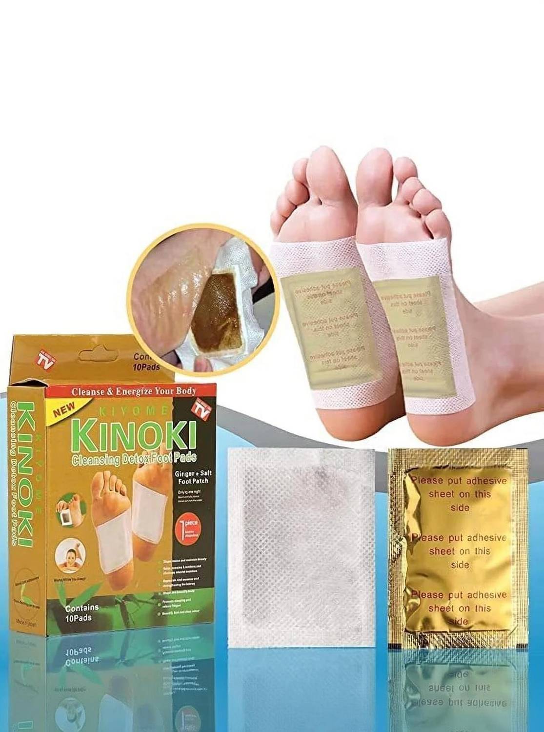 Acumart Health Detox Foot Patches, Pain Free, Stress Relief, Remove Toxins 20 PADS (2 BOX) Heel Tip Replacements