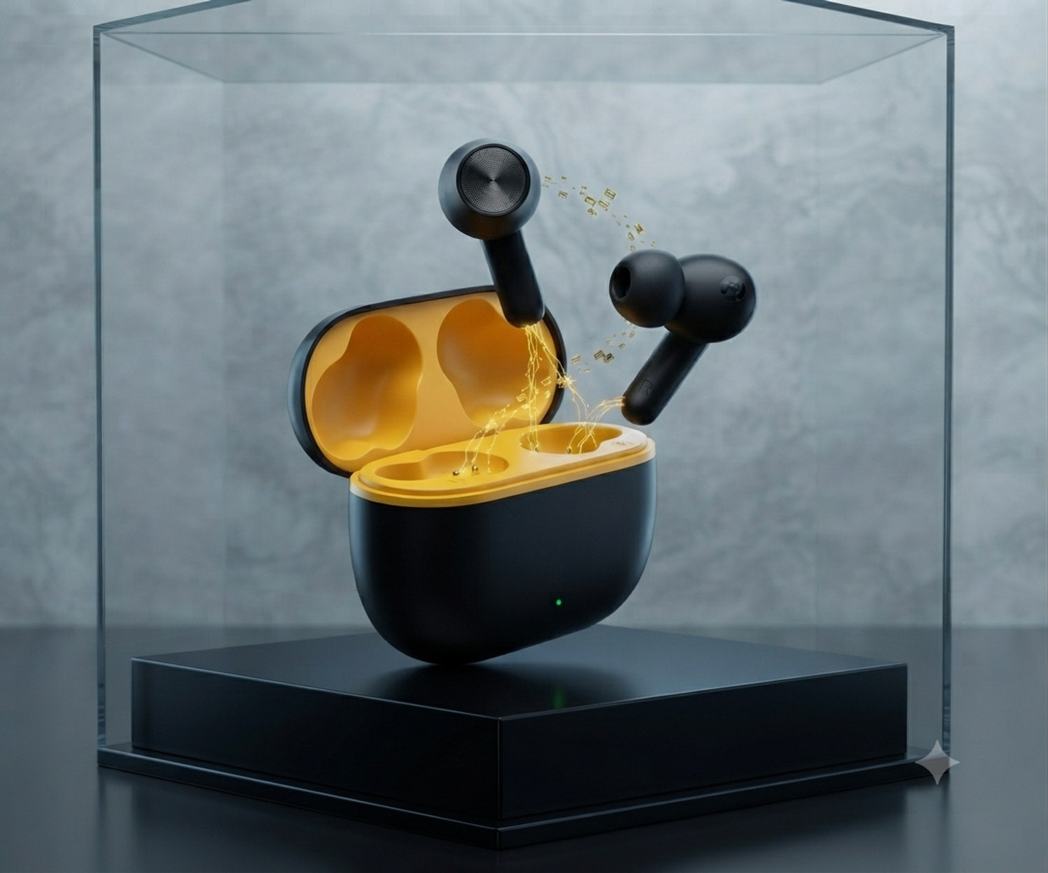 Image of jai kankai Buds T200 Lite TWS Earbuds with 12.4mm Driver 48H Playtime Bluetooth Headset Helmet bluetooth device with ANC