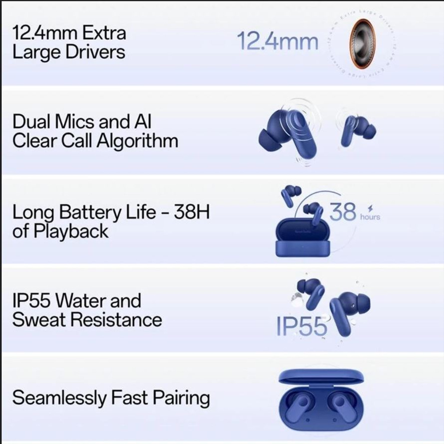 Image of Keskriva Bluetooth Buds 2r Helmet bluetooth device with Earphone