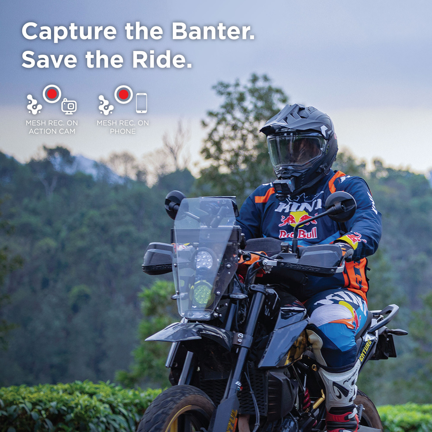 Image of Bluarmor C60 Pro Helmet bluetooth device with ANC, Collision Warnings, Crash Detection, Direction Indicator, Earphone, GPS Navigation, Hands Free Calling, Integrated Speakers, Light Sensor, Microphone, Motion and Impact Sensors, SOS Sensor, Voice Assist