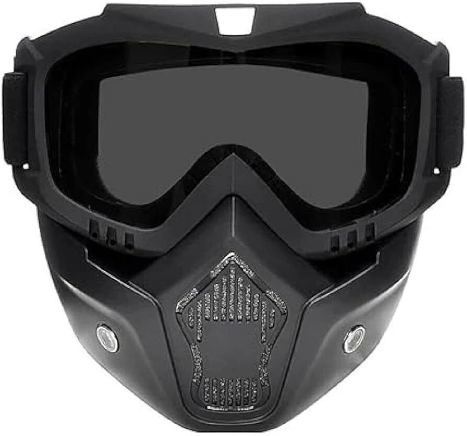 Image of Auto Trends Motocross Bike Riding Goggles Glasses Face Dust Mask With Detachable Blowtorch10 Helmet Breath Guard