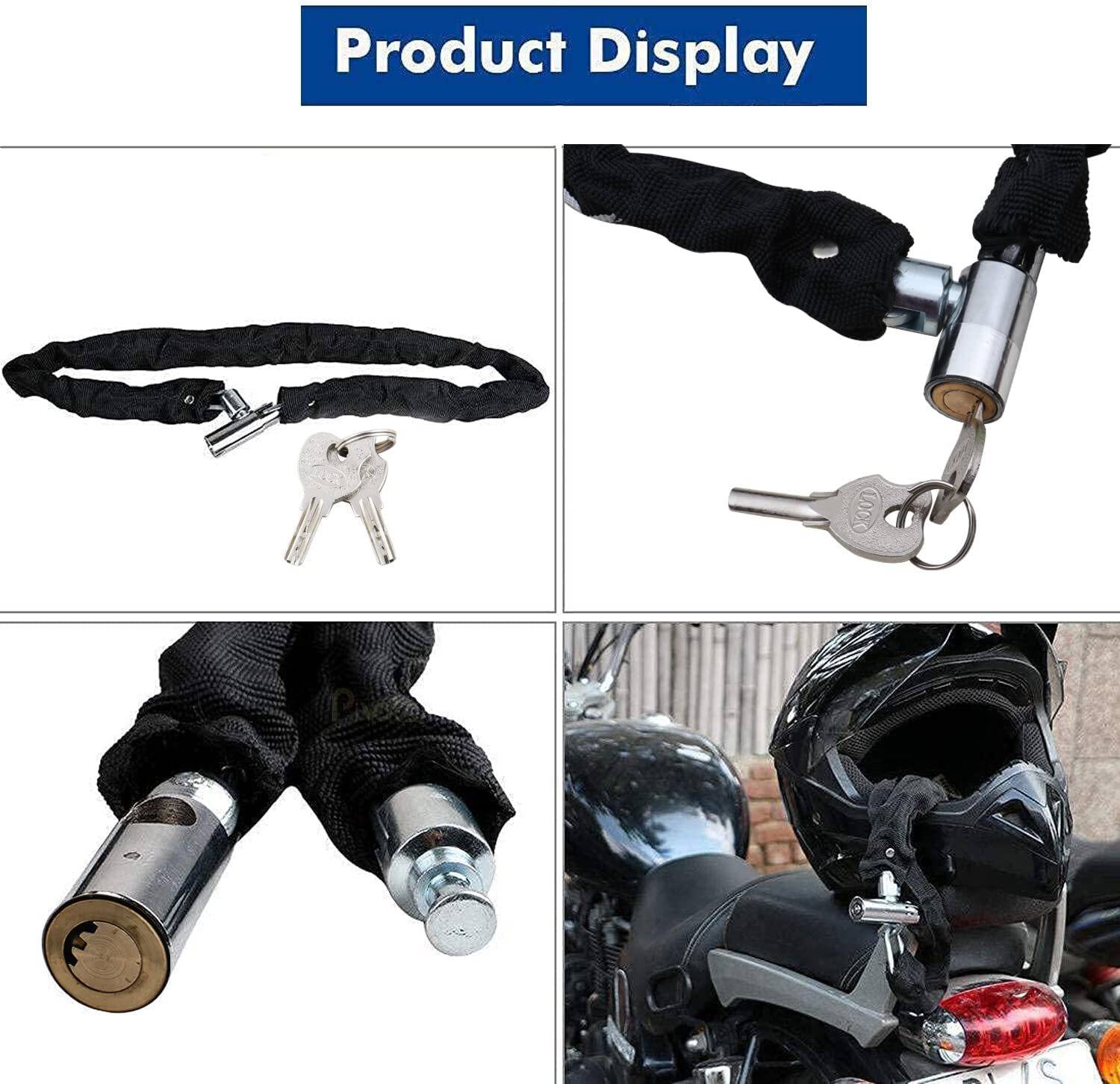 Znee Smart Cast Iron Cable Lock For Helmet - Image 2
