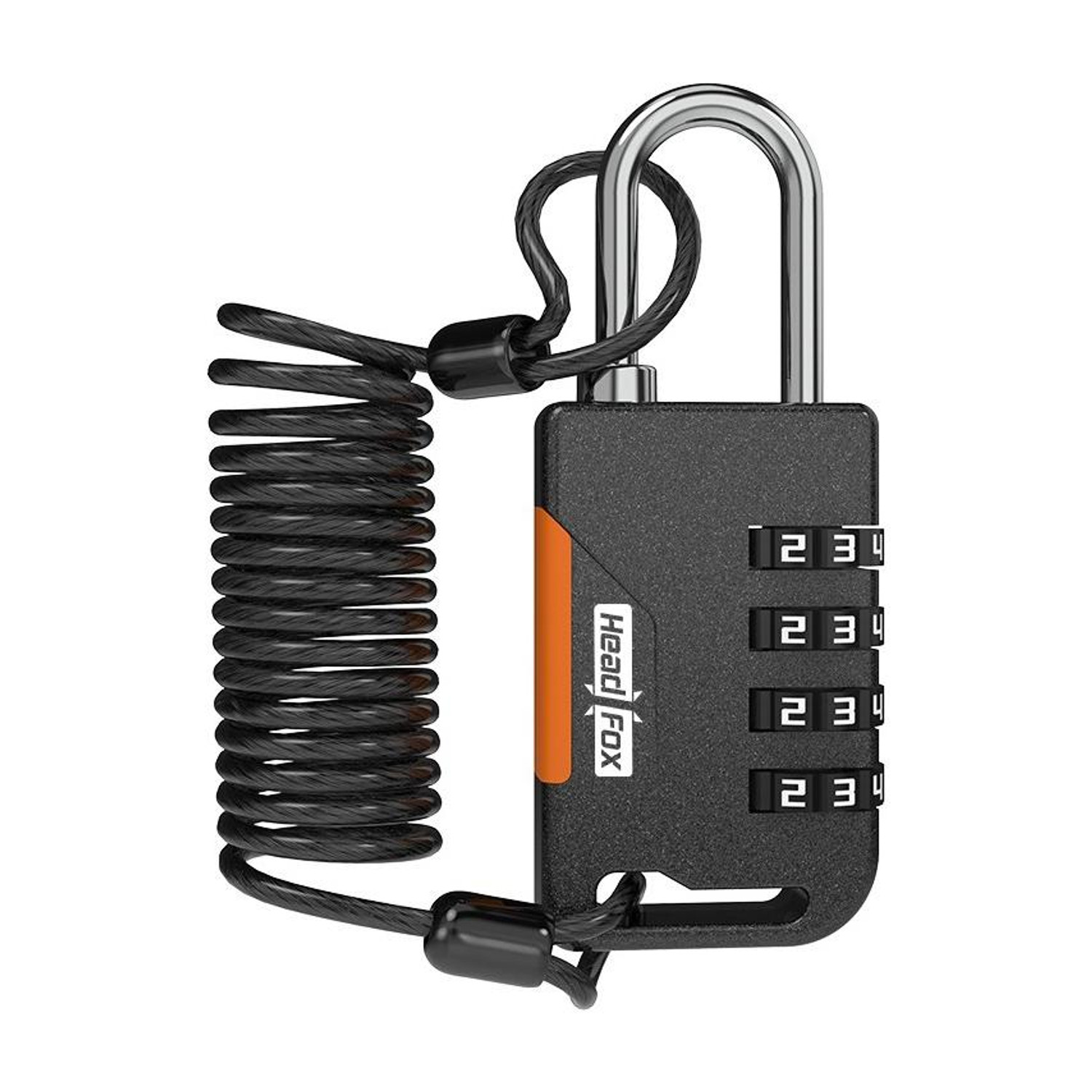 Image of HEADFOX Steel Combination Lock For Helmet