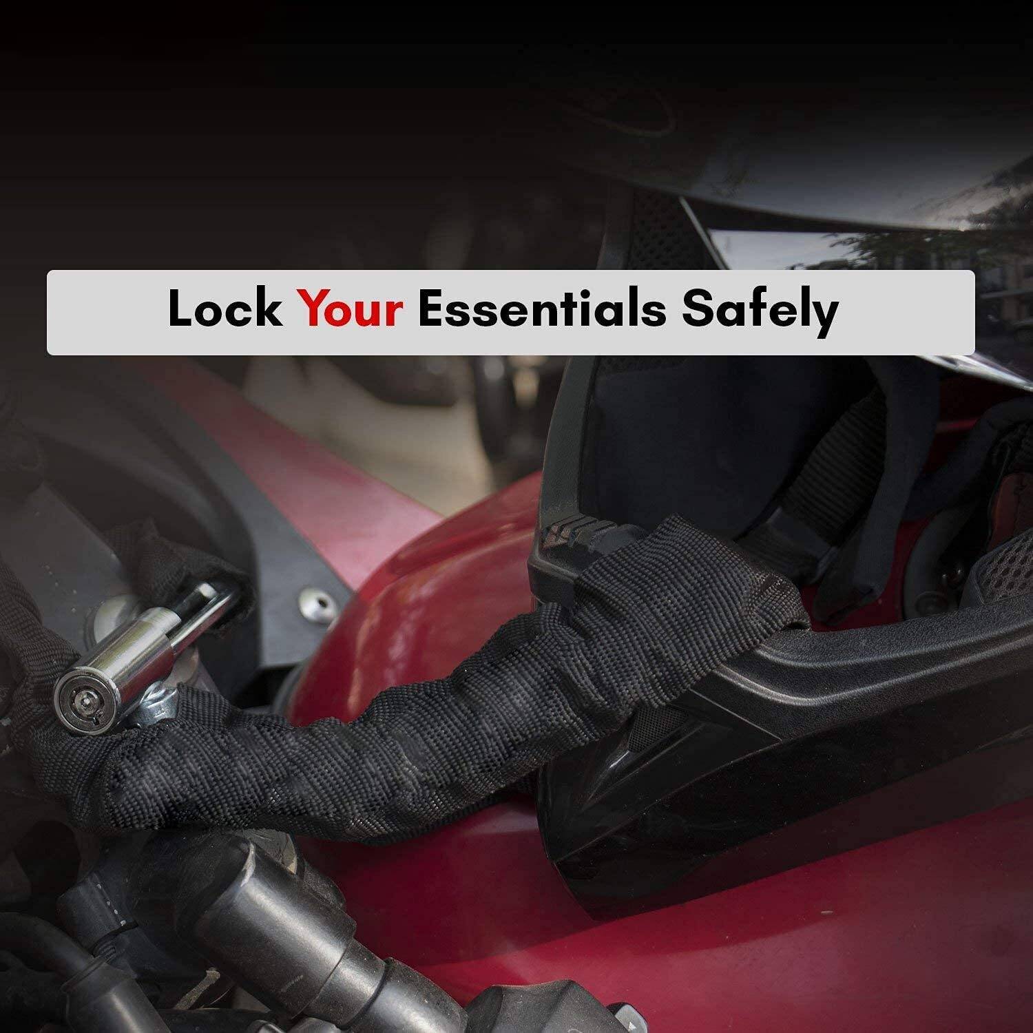 Znee Smart Cast Iron Cable Lock For Helmet - Image 4