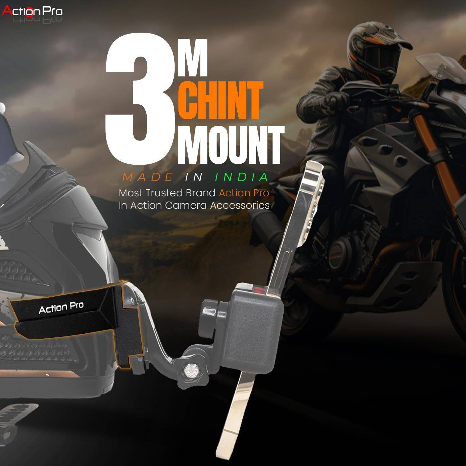 Action Pro 3M Chin Mount Strap for Action Cameras - Image 5