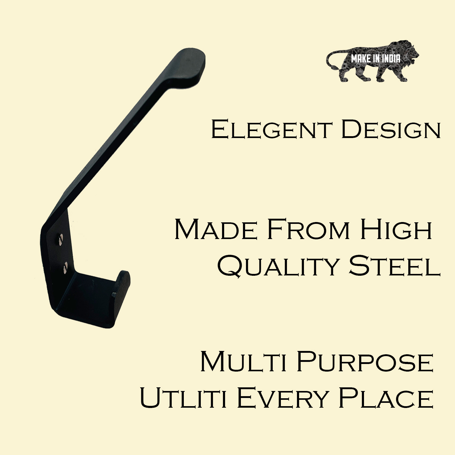 Image of L3 MODZ Heavy Metal Wall Mountable Helmet Holder | Storage Rack | Helmet Organizer | Helmet Mount