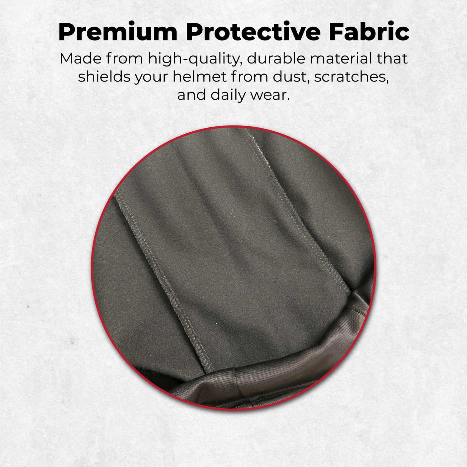 Image of MIKANIX Universal Helmet Cover Bag | Soft Fabric Dustproof Cover for All Helmet Types | Helmet Visor Bag