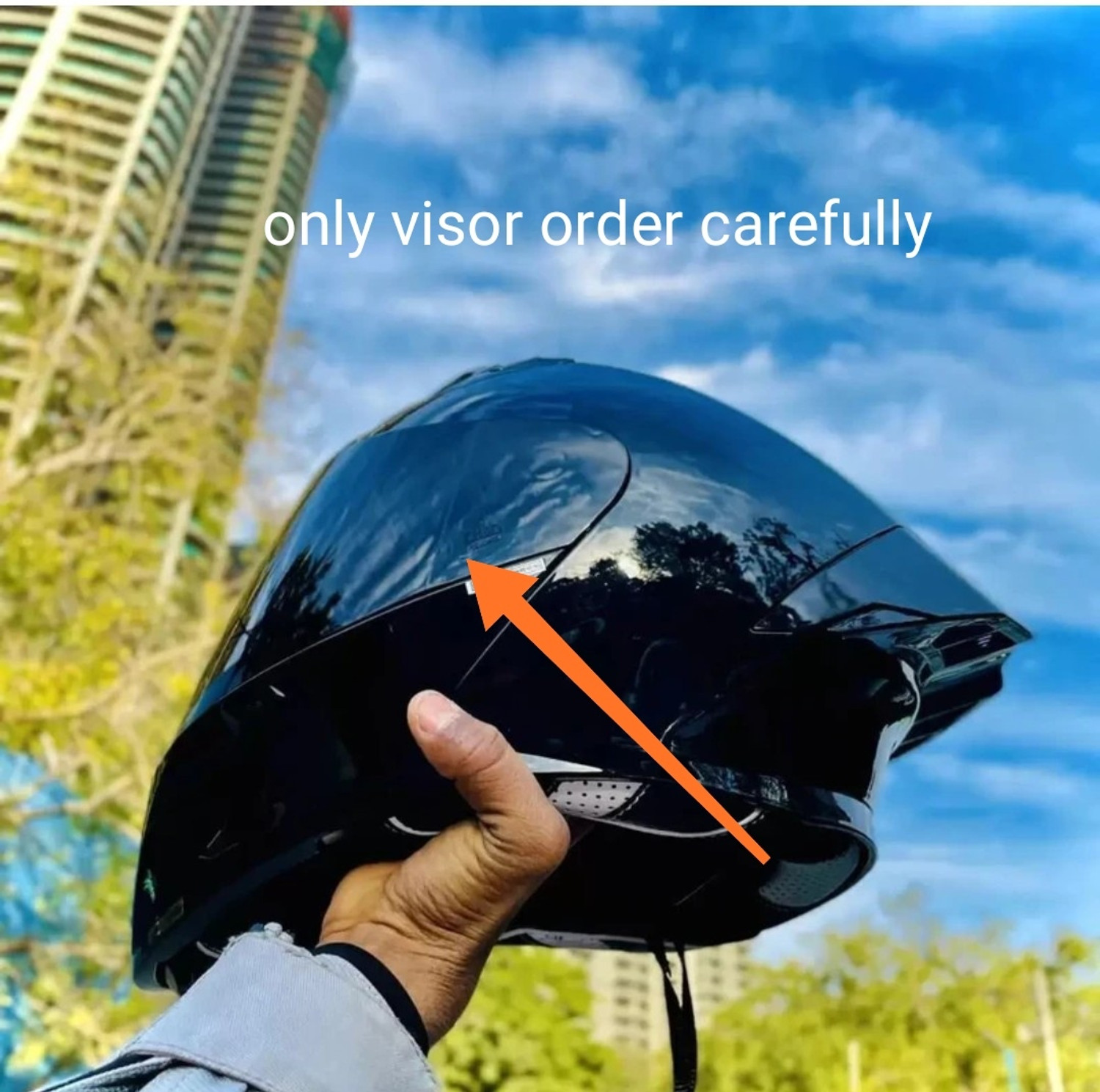Image of Natu STEELBIRD SBA 20 HELMET VISOR BLACK Helmet Visor