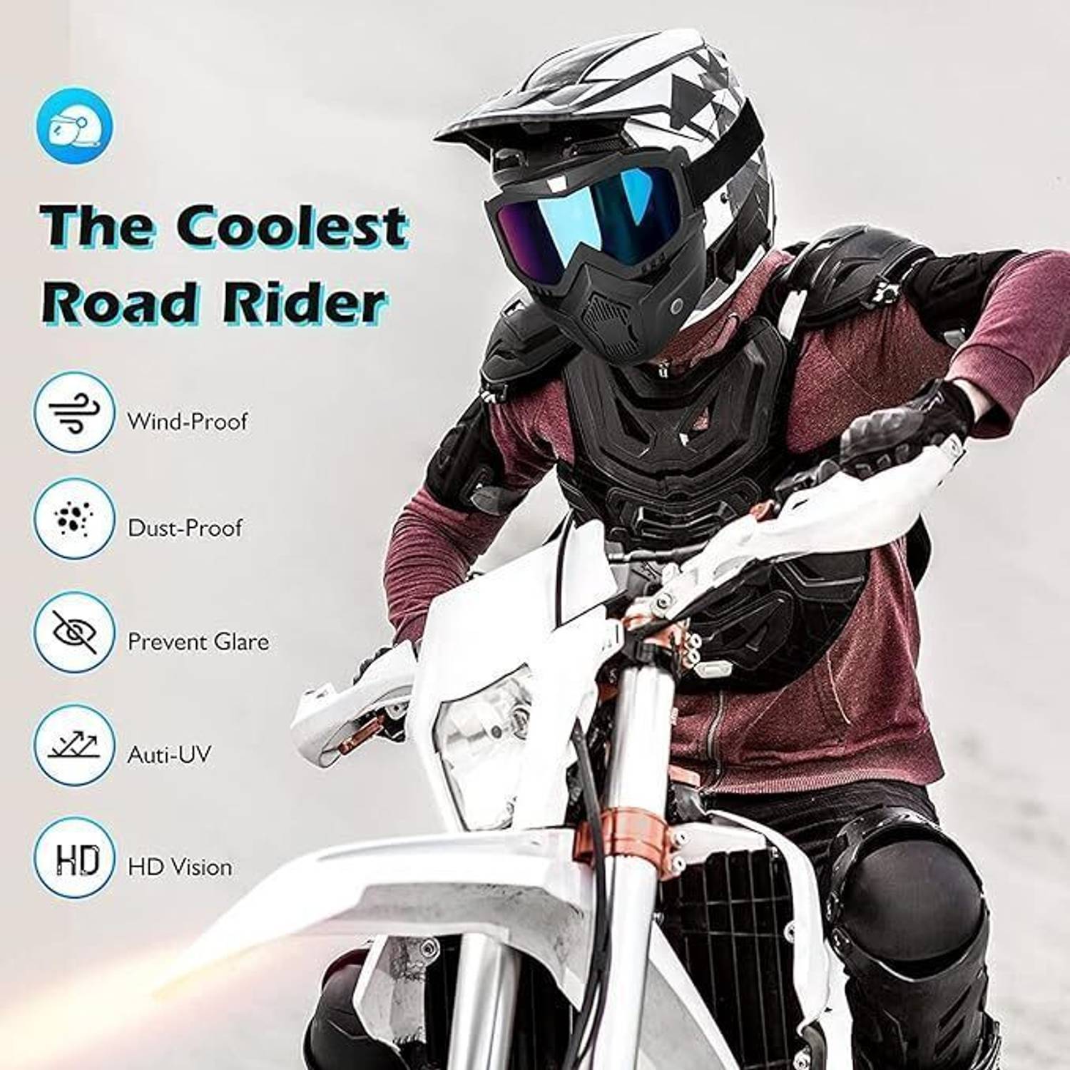 the anuja Protective Bike Riding Face Mask - Image 5