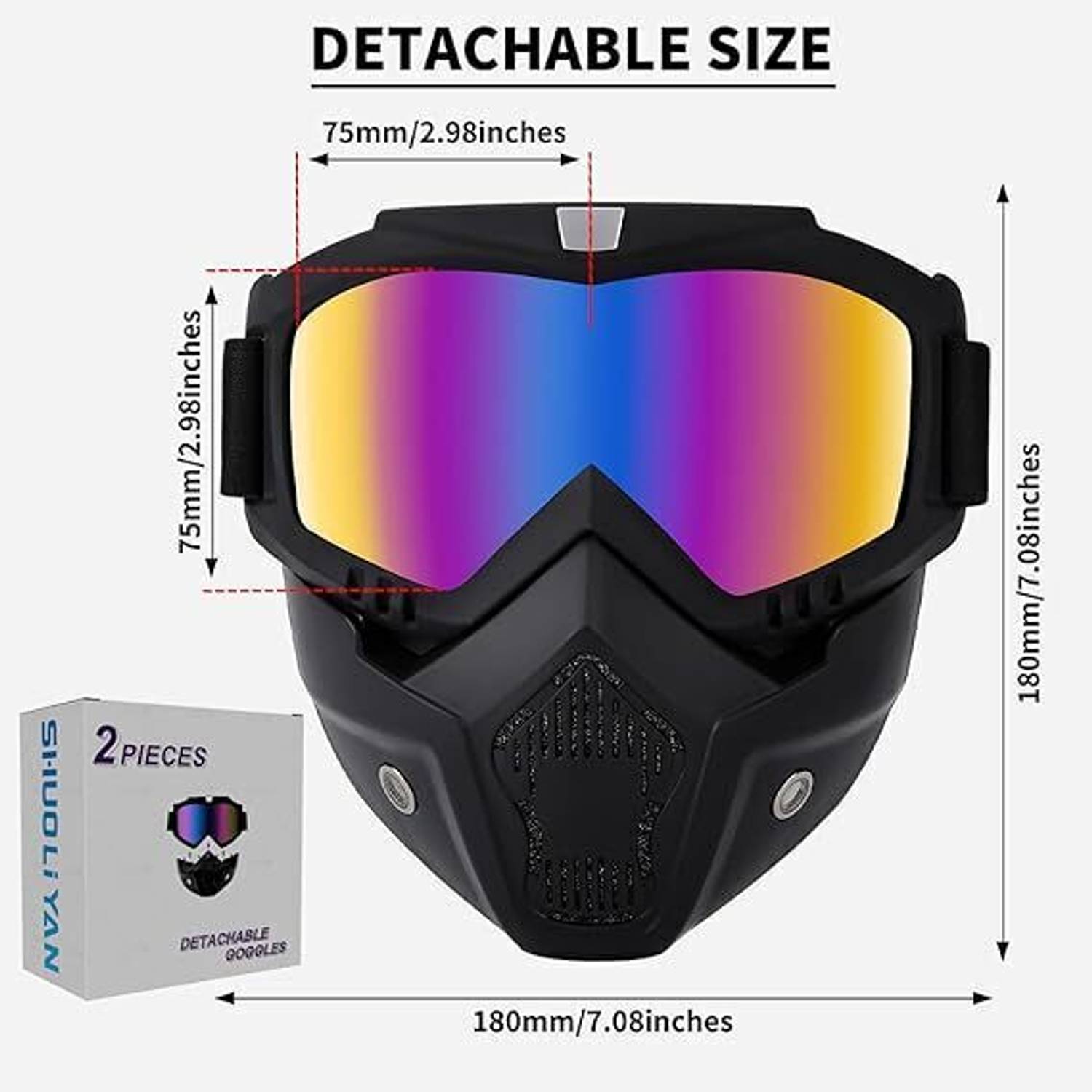 the anuja Protective Bike Riding Face Mask - Image 3