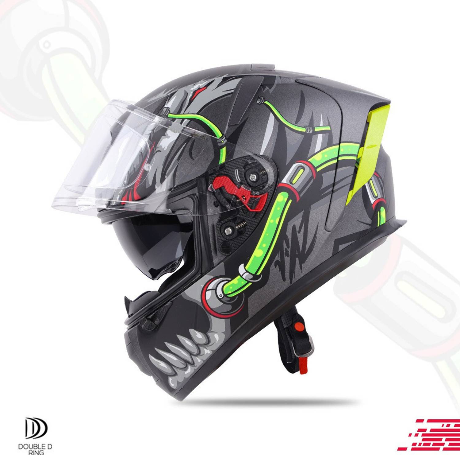IGNYTE IGN-4 Trever Full Face Helmet - Image 3
