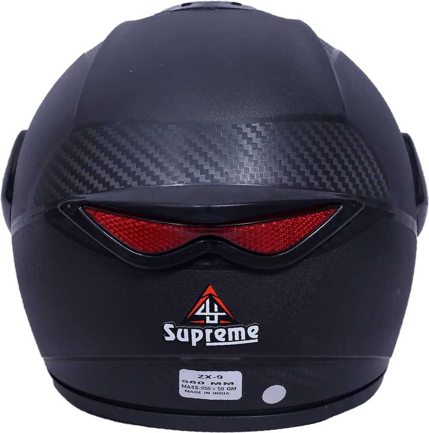 4u superem super zx9 natural black Motorbike Helmet - Buy 4u