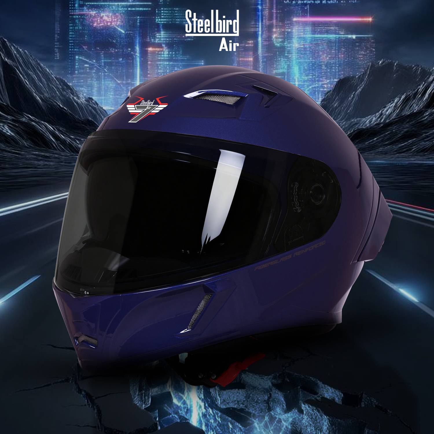 Steelbird SBA-11 7Wings LT Full-Face Helmet - Image 3