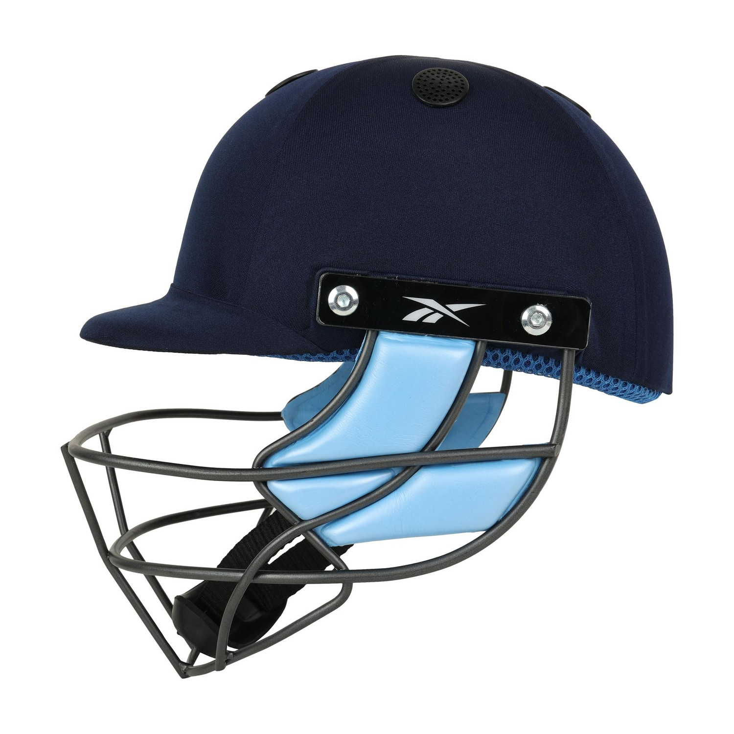 Image of REEBOK Master Blaster (Fixed Steel Grill) M- Size, Lightweight Cricket Helmet