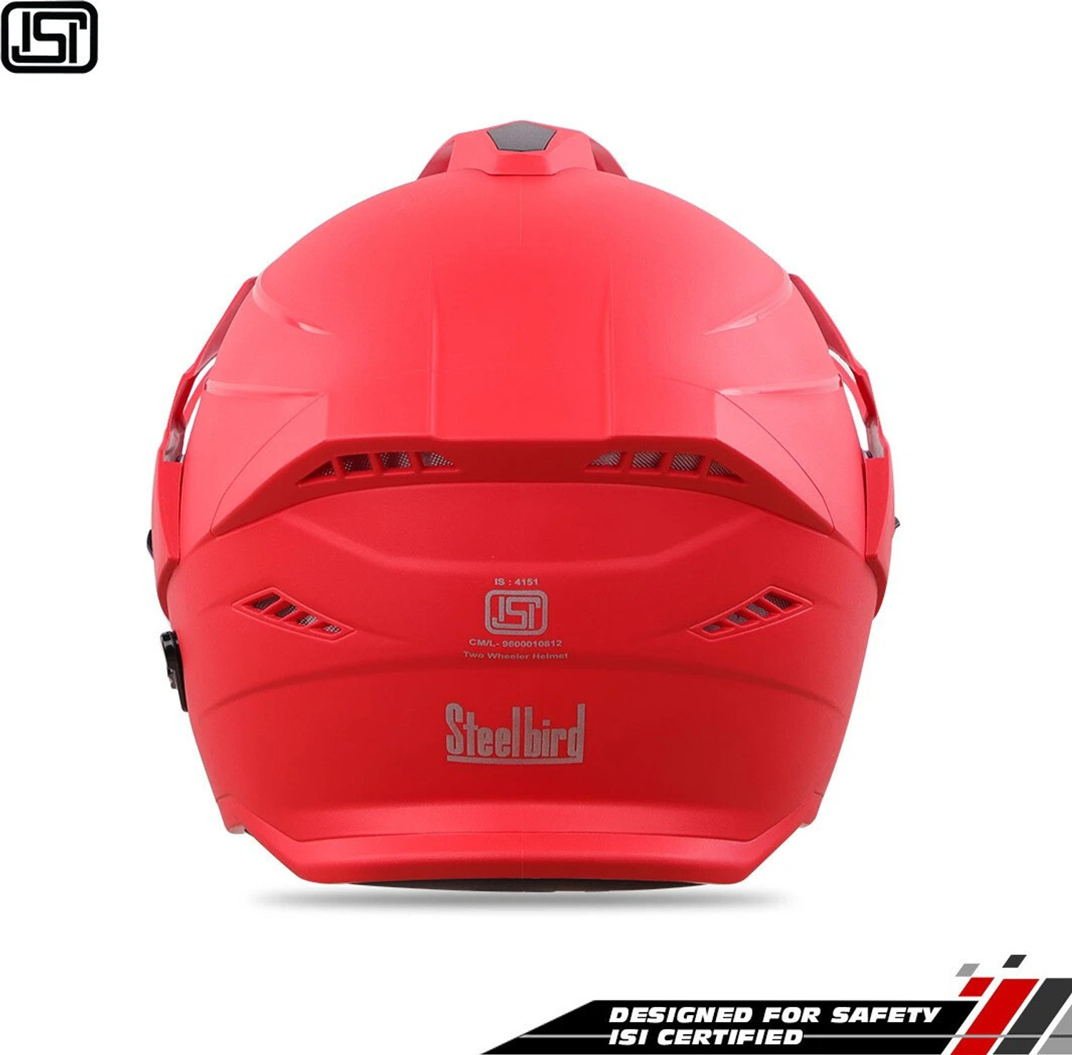 Image of Steelbird SBH-23 GT Plus Open Face ISI Certified Helmet with Inner Sun Shield Motorbike Helmet