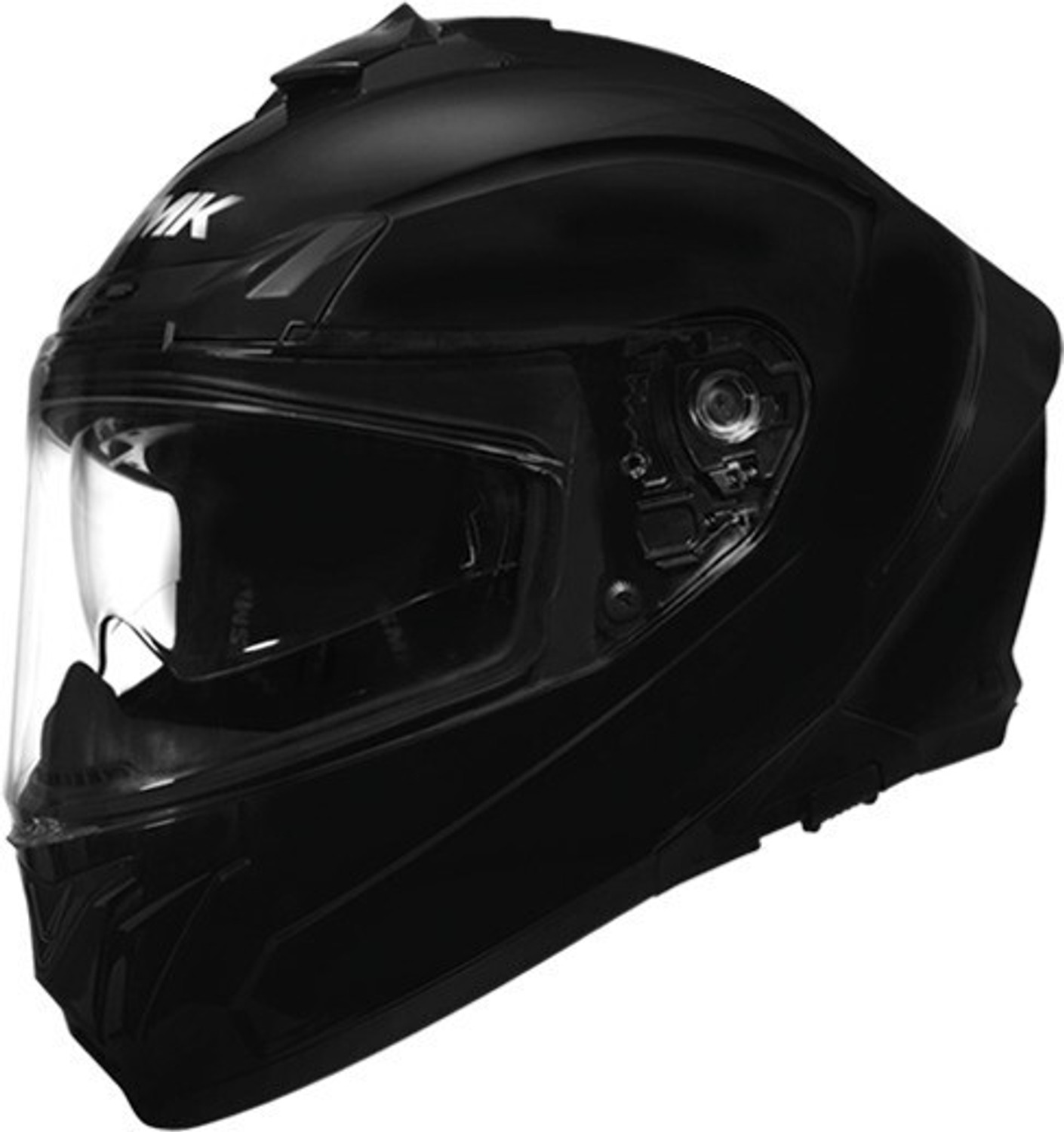 Image of SMK TYPHOON UNICOLOUR MA200 MATT BLACK Motorbike Helmet