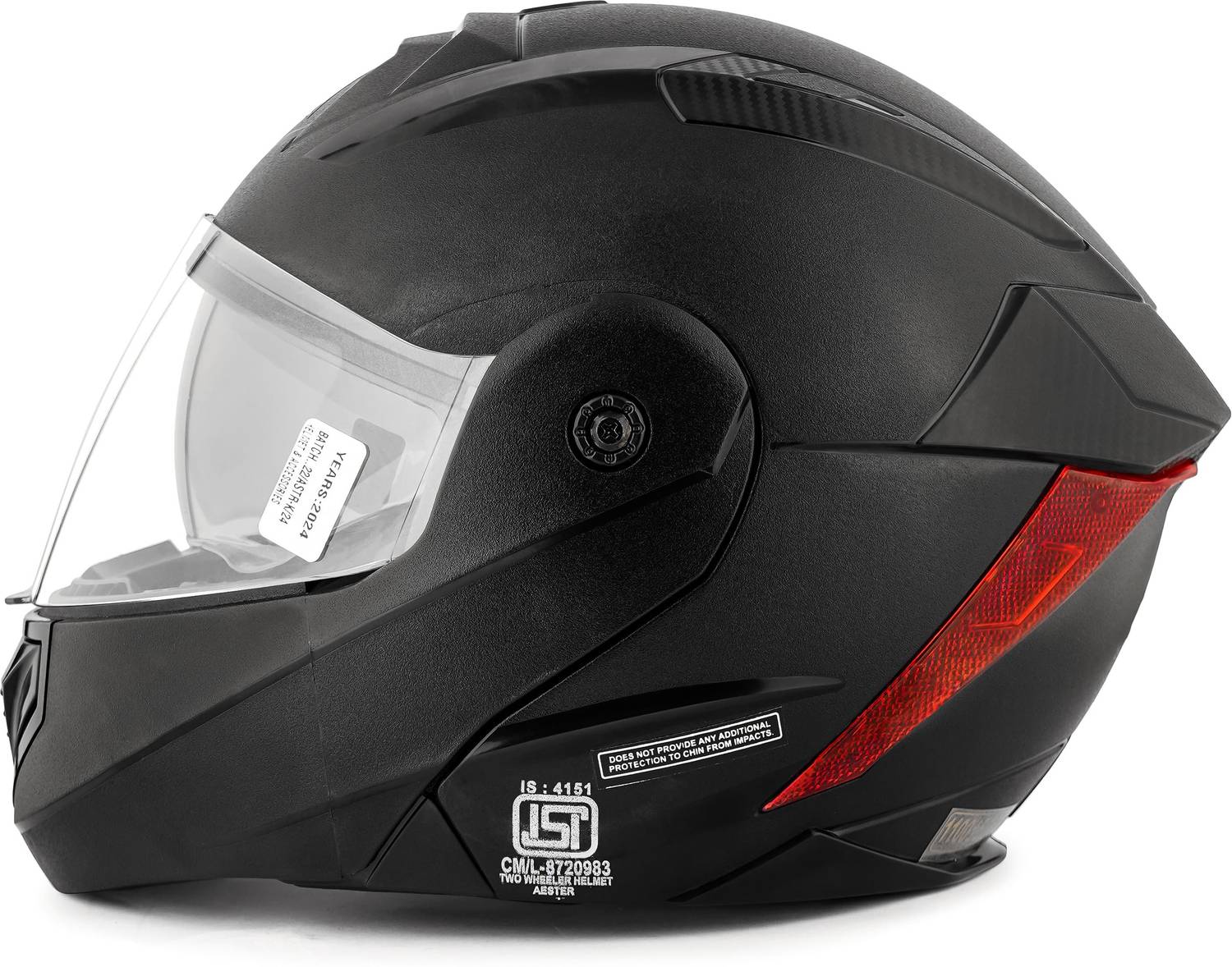 4U SUPREME Aester Crust Flip-Up Motorbike Helmet - Image 4
