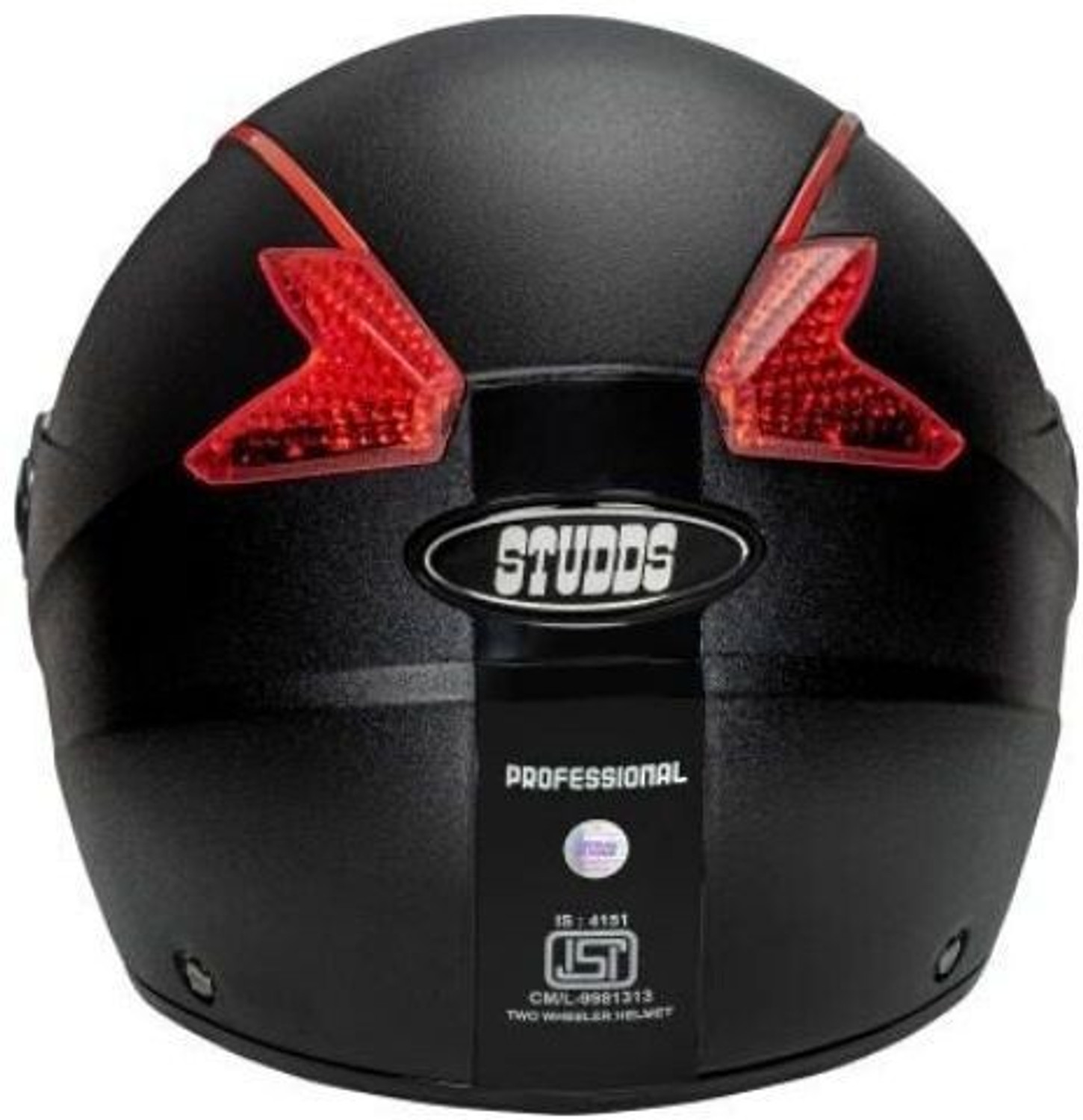 Image of STUDDS PROFESSIONAL FULL FACE Motorsports Helmet (Black)