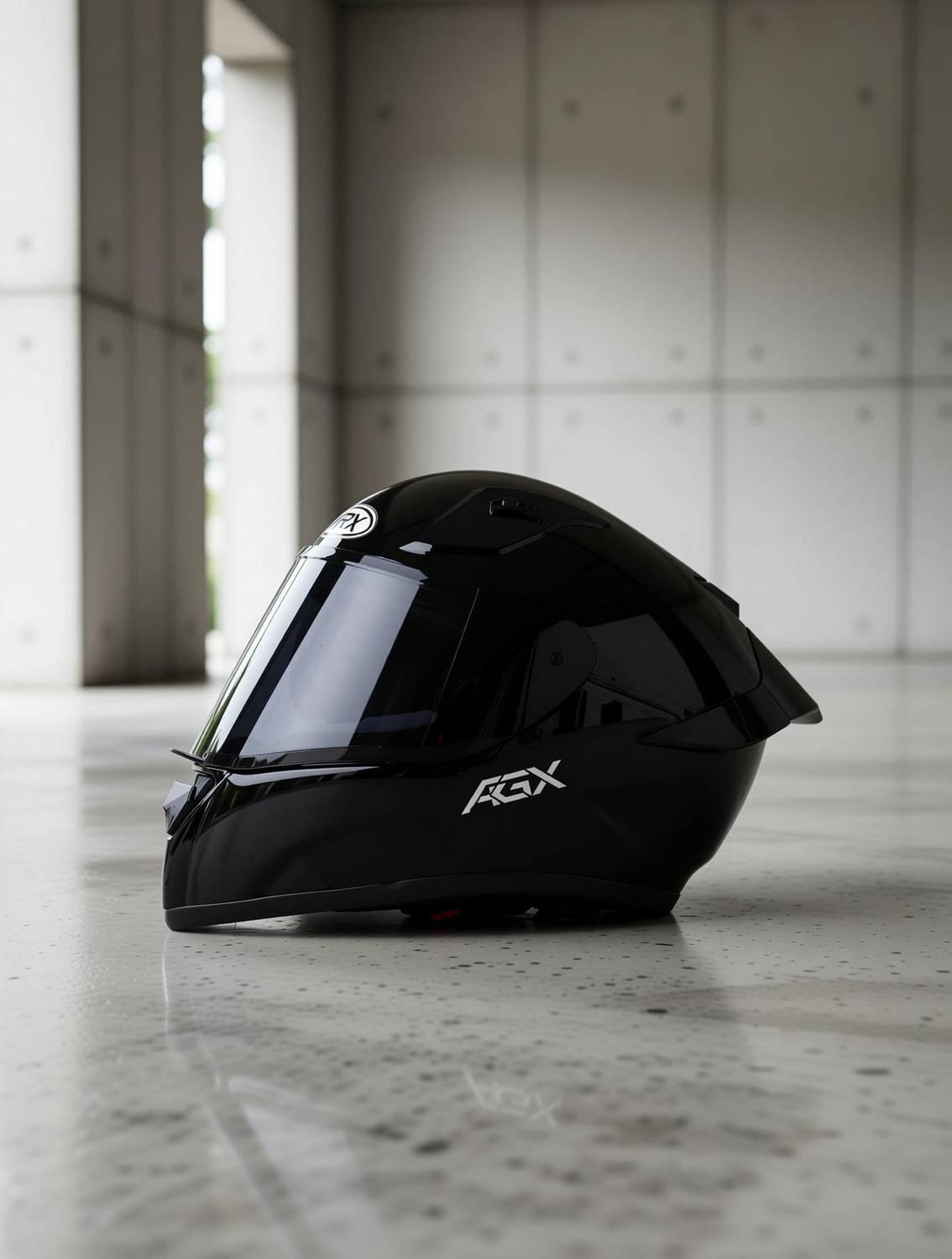 FOROLY Bolt ABS Motorbike Helmet with Sunvisor - Image 2