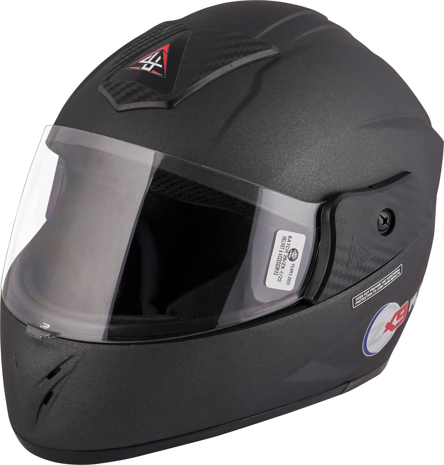 4U SUPREME ZX9 Full Face ISI Marked 100% ABS with Unbreakable