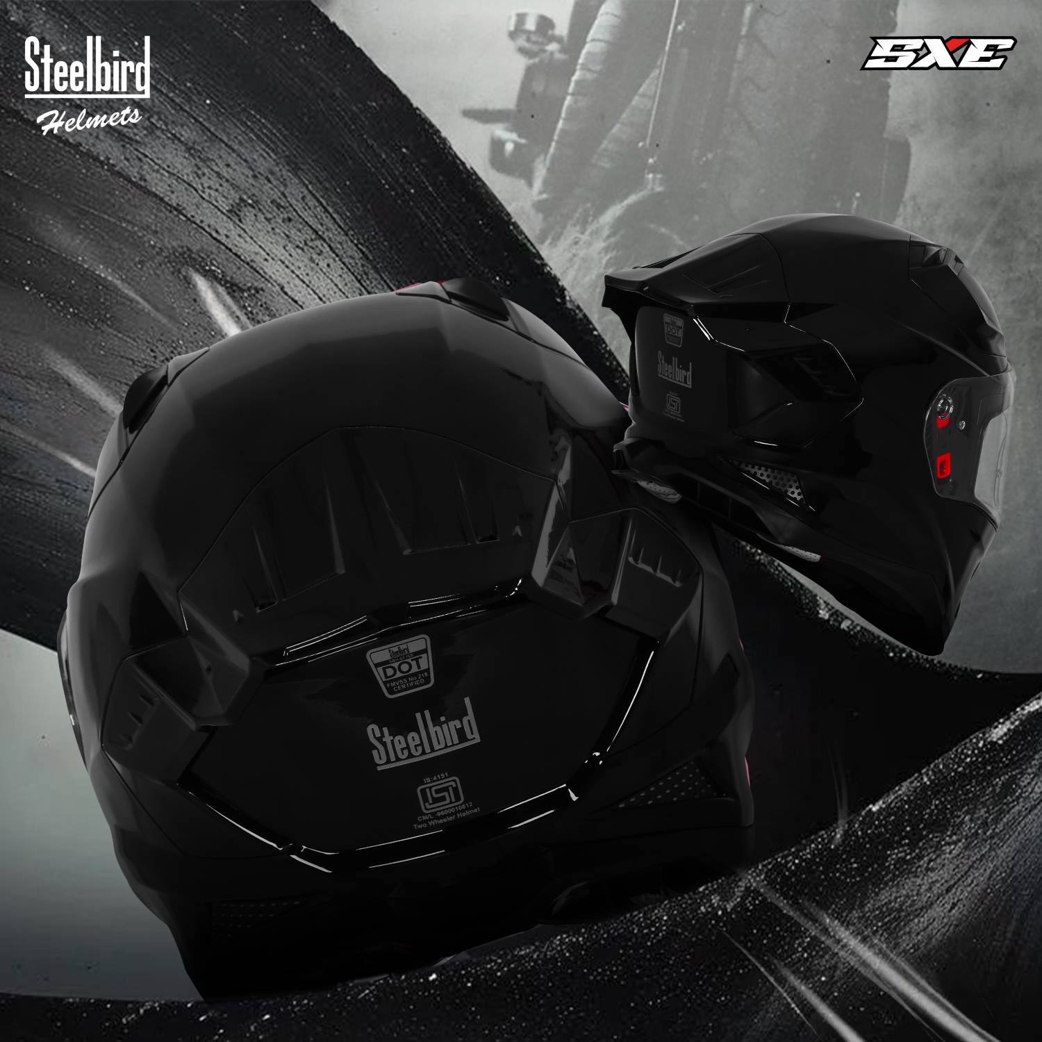 Steelbird SBH 61 SXE Full Face Helmet - Image 4