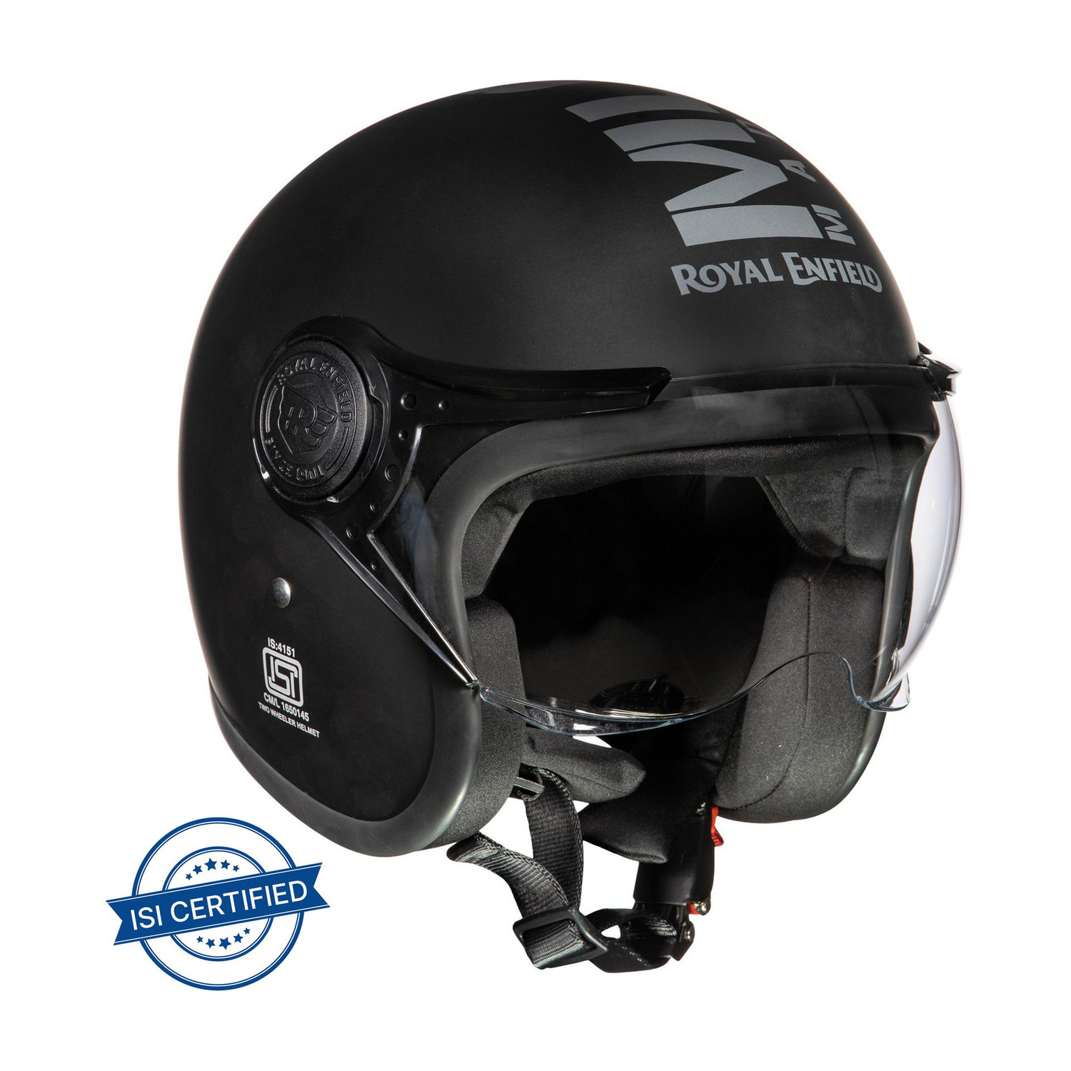 Image of ROYAL ENFIELD MLG Open Face with Visor Motorbike Helmet