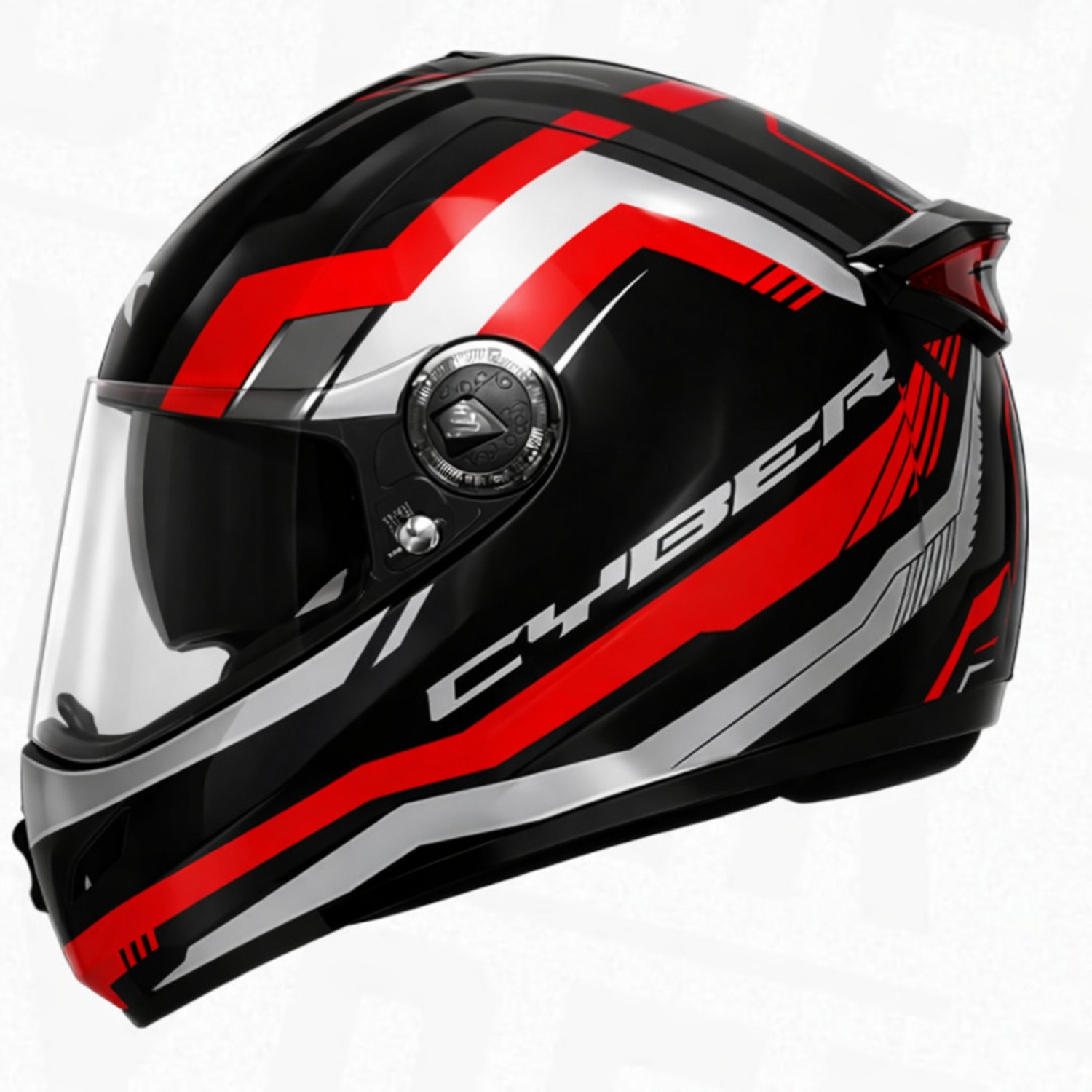 Image of Steelbird Air SBH-34 ISS Rox Cyber ISI Certified Full Face helmet for men 600mm Large Motorbike Helmet