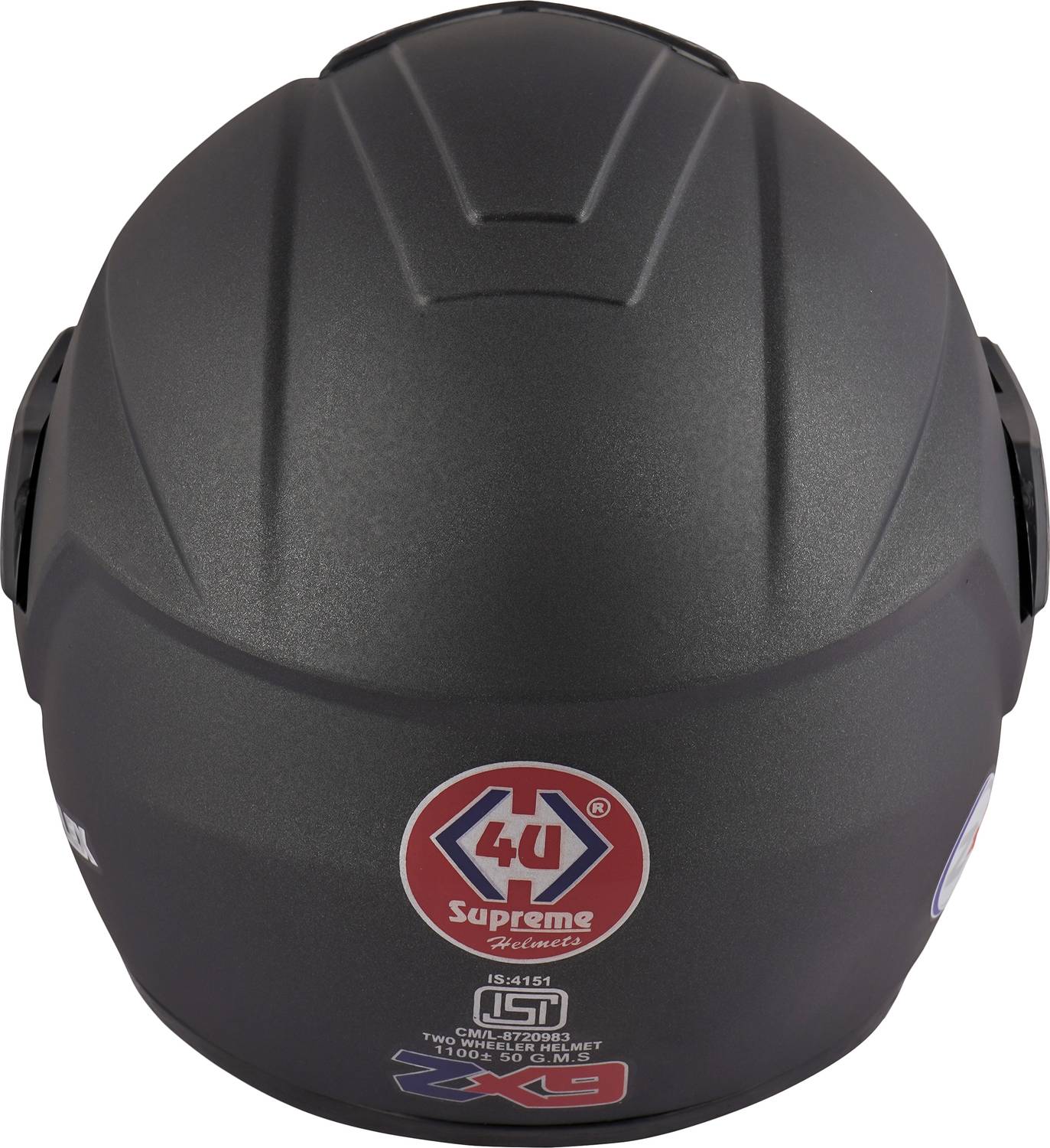 4U SUPREME ZX9 Full Face ISI Marked 100% ABS with Unbreakable