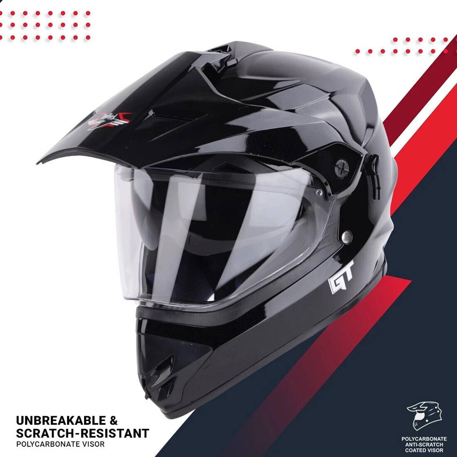 Steelbird Off Road GT Motocross Helmet - Image 3