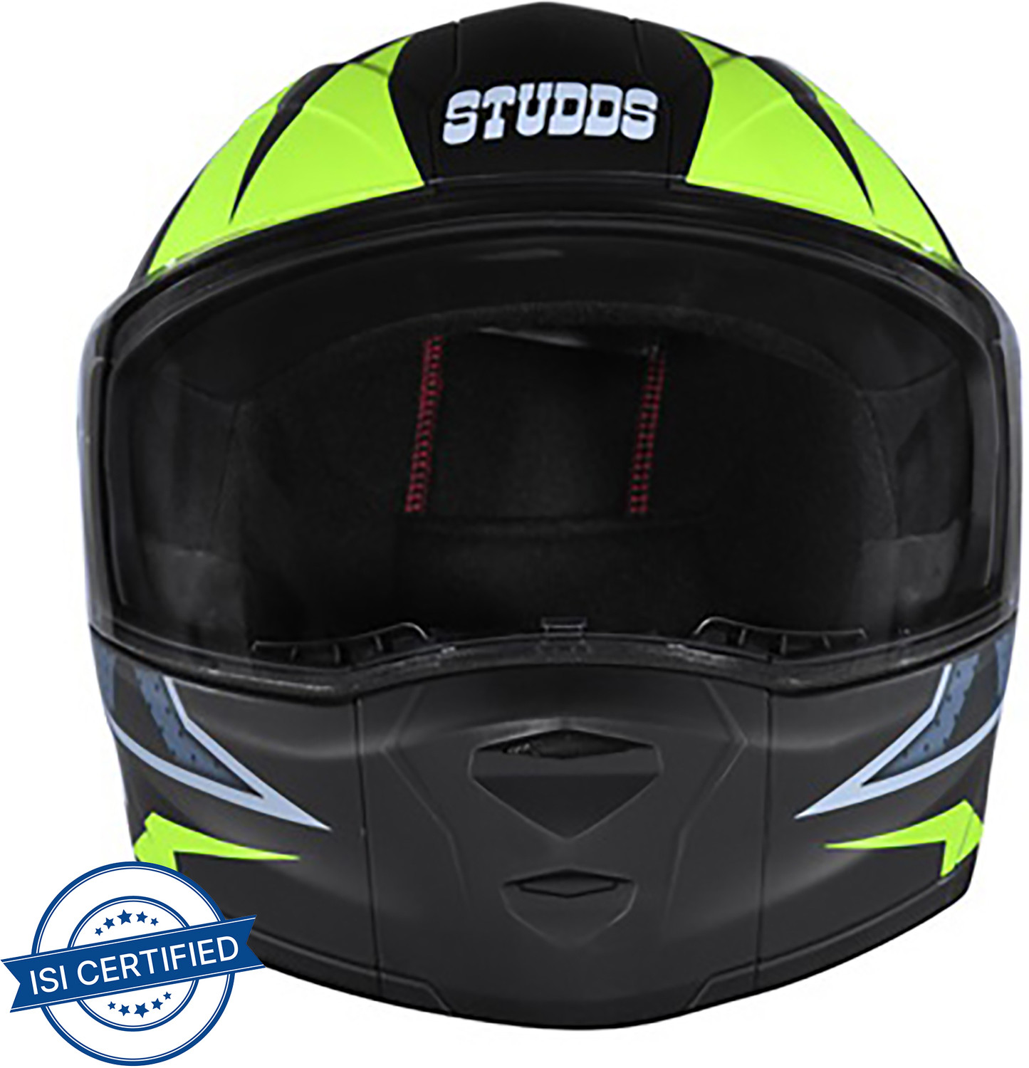Image of STUDDS NINJA ELITE SUPER D6 Motorbike Helmet (MATT BLACK N5)