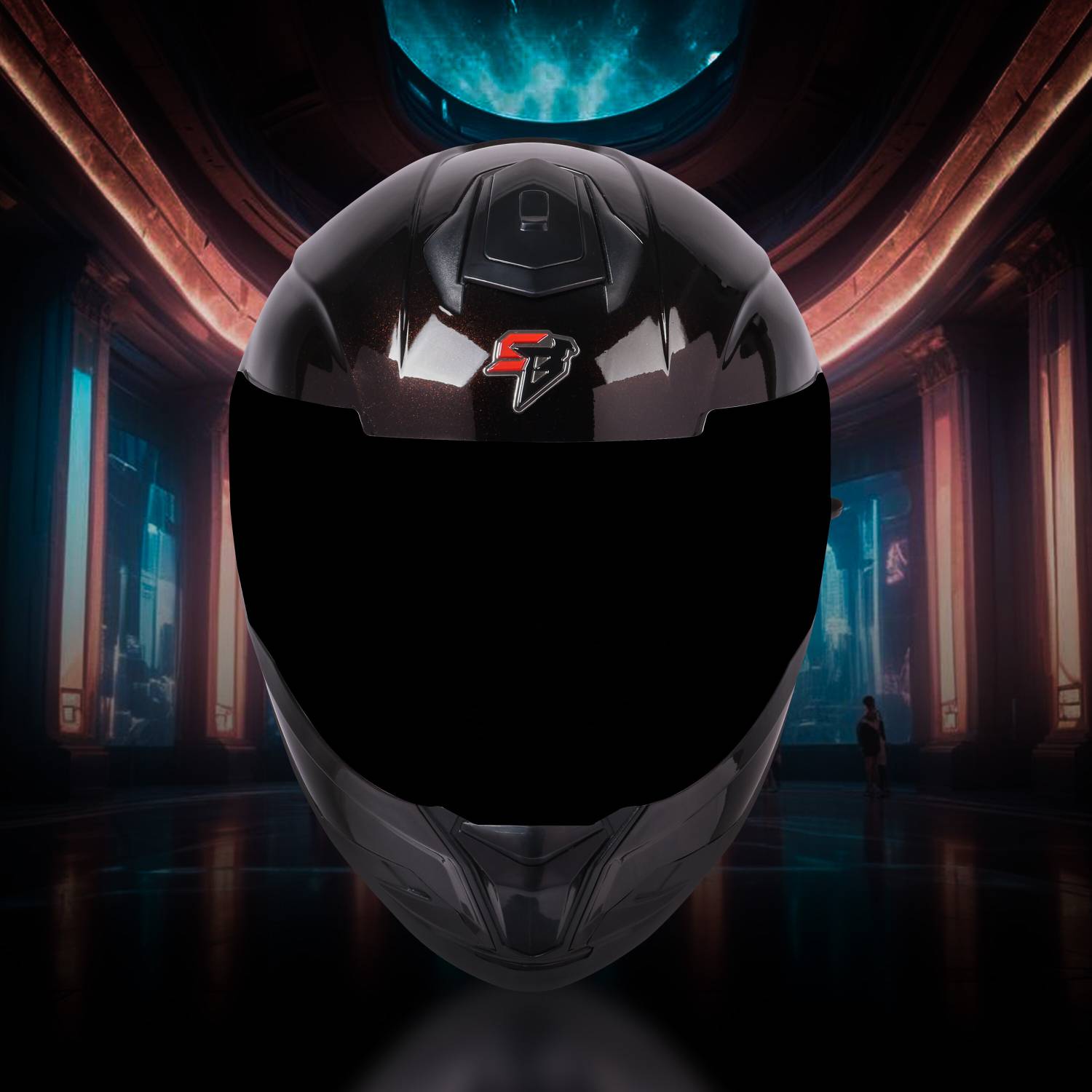 Steelbird SBH-57 Fighter Full Face Helmet - Image 2