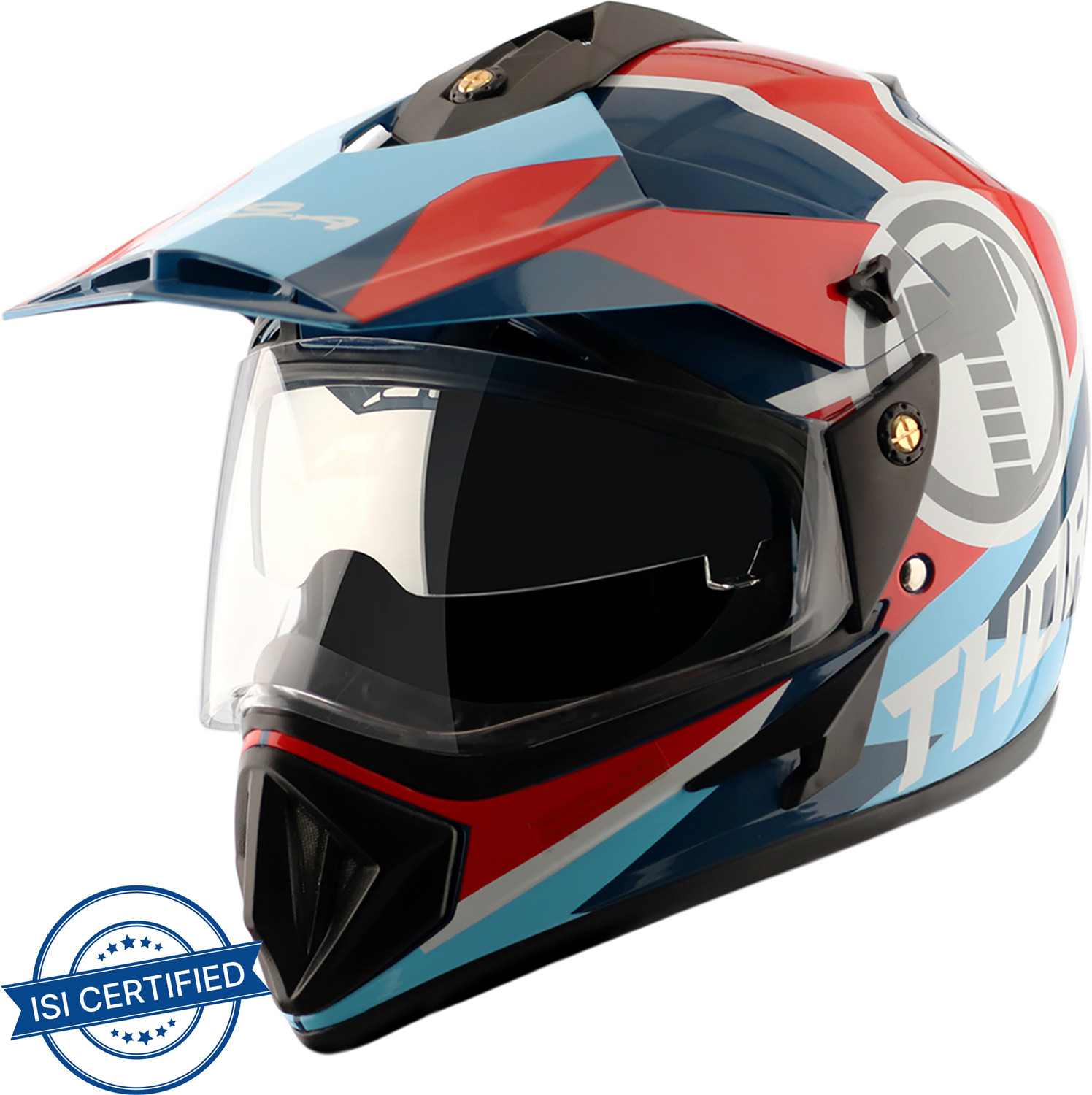 Image of VEGA Off Road Marvel Thor Edition Motorbike Helmet