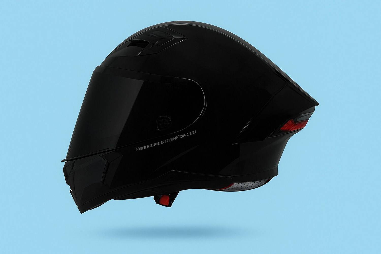 Steelbird Air Sba-11 ISS Tornado Dot Full Face Helmet X-Large Red - Image 1