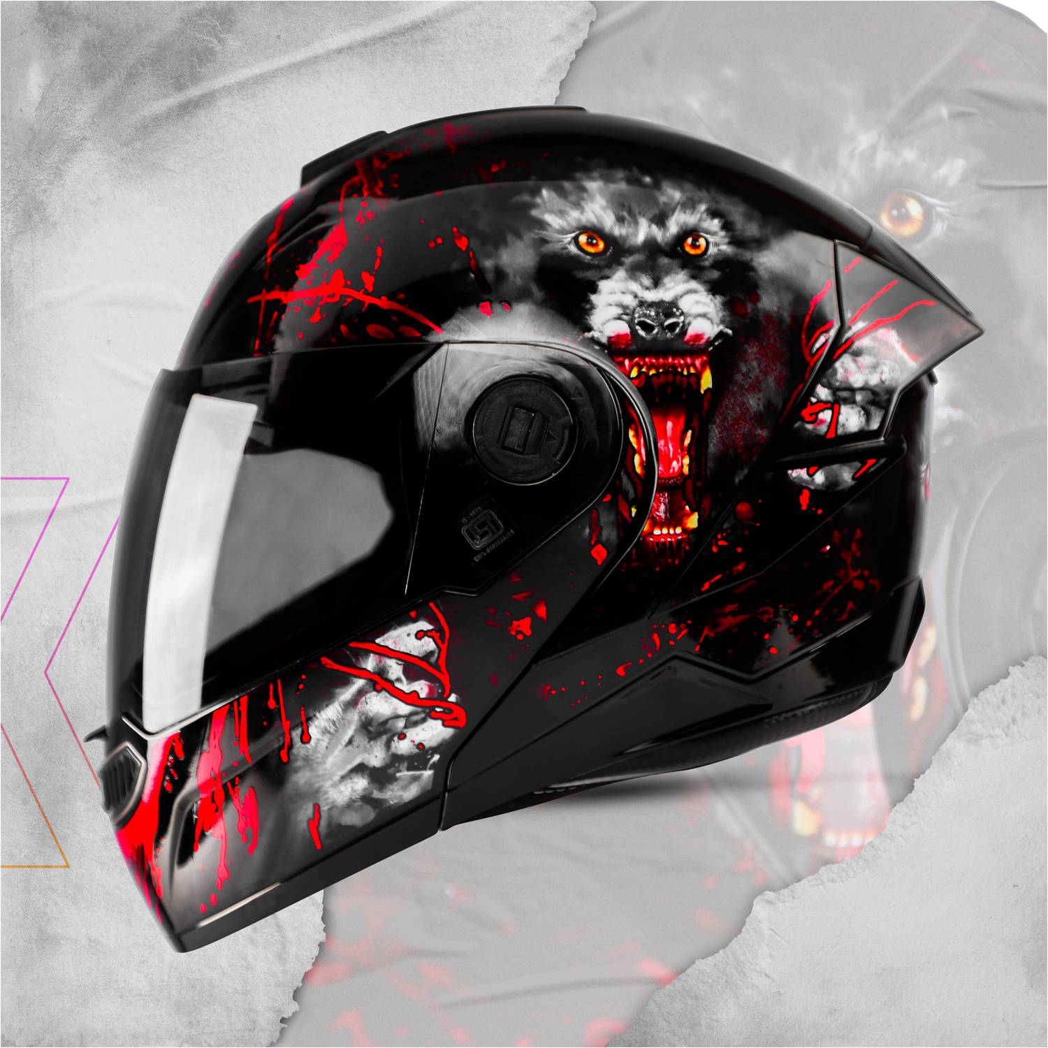 Steelbird SBA-8 Roar Flip-Up Helmet - Image 2