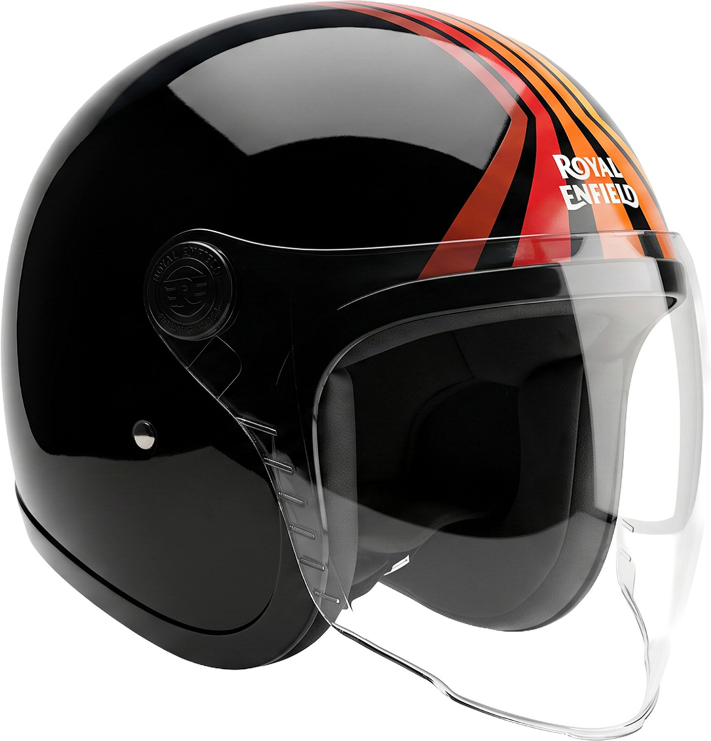 Image of ROYAL ENFIELD REDDITCH RIDE MORE Open Face ISI & DOT Motorbike Helmet Motorbike Helmet
