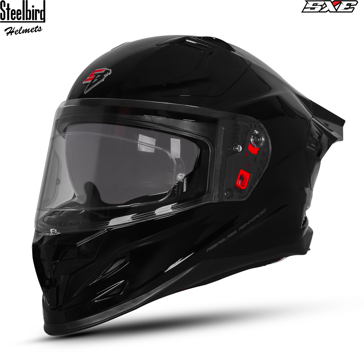 Image of Steelbird SBH 61 SXE Pinlock ISI and Dot Certified Full Face Motorbike Helmet
