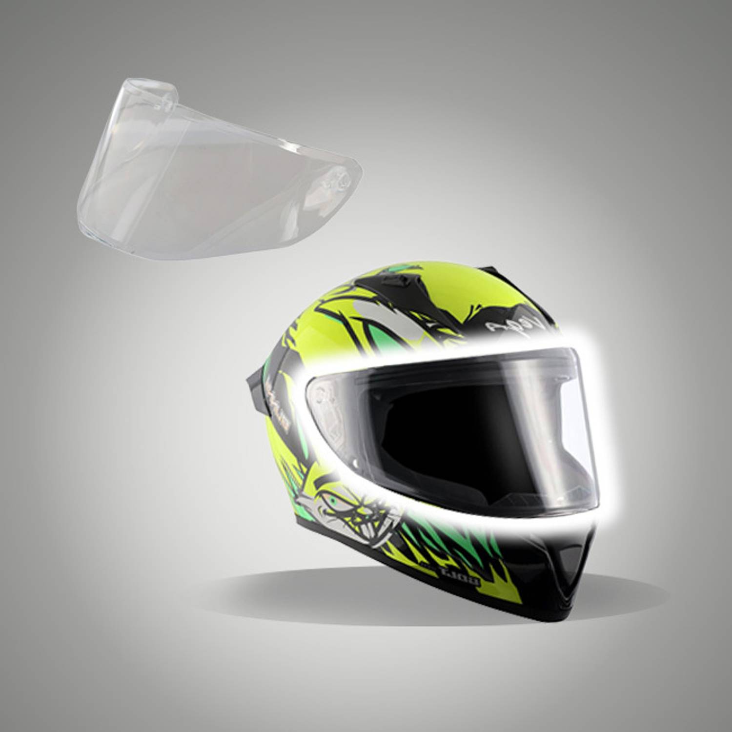 VEGA Clear visor for Bolt and Bolt Decor/Graphics Clear Visor for...mo