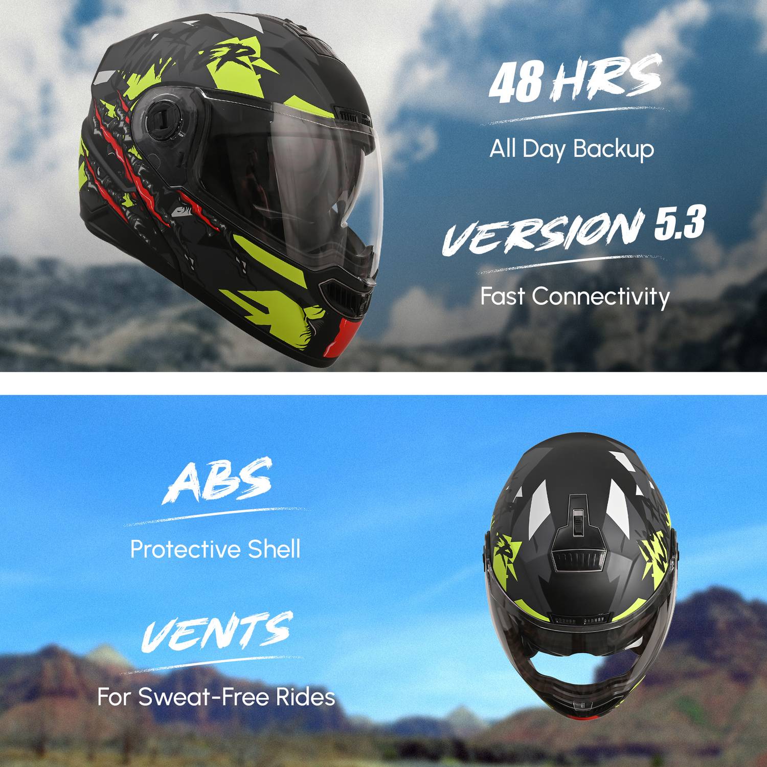 HEADFOX N2 Air 7 Smart Bluetooth Helmet - Image 5