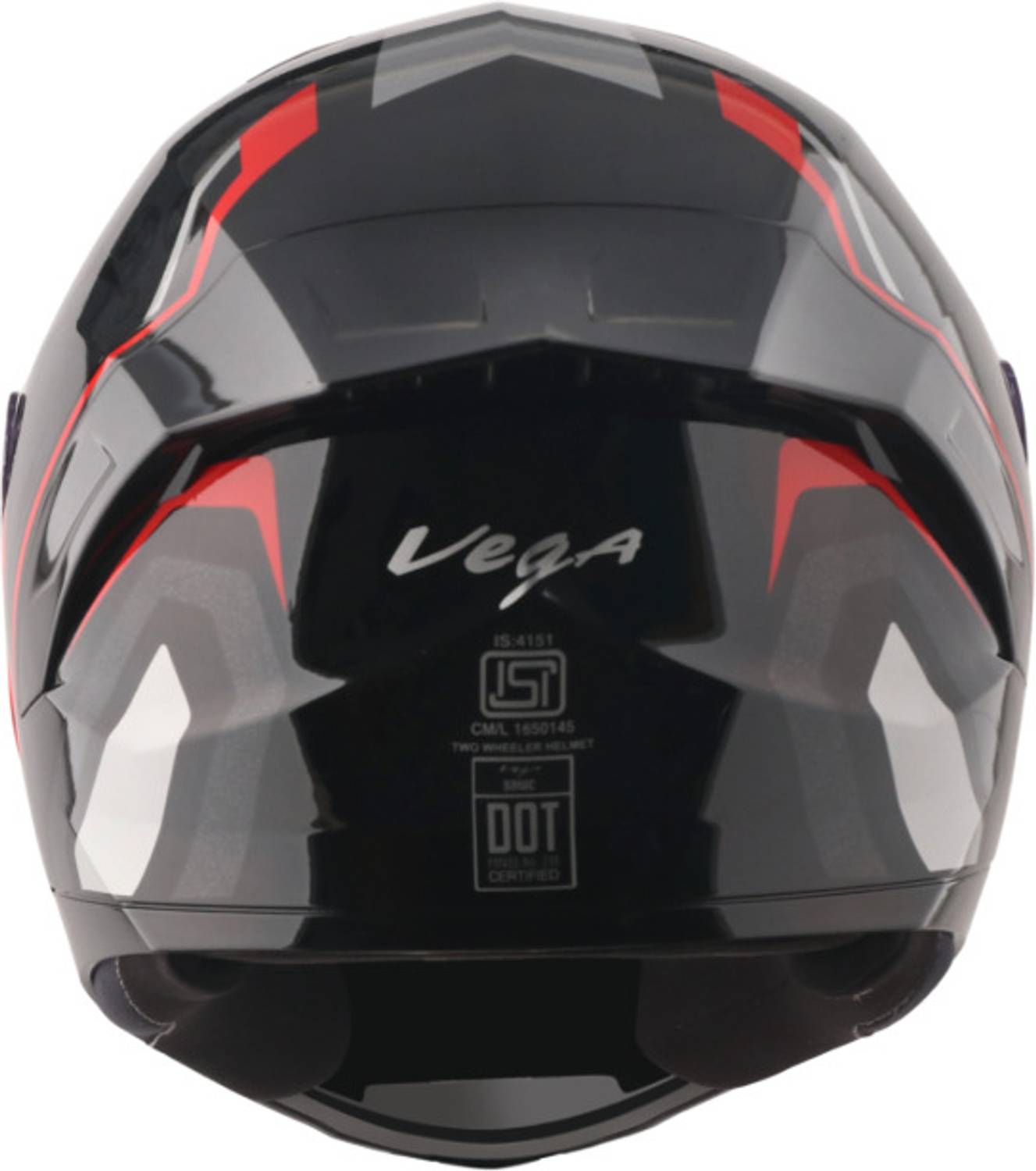 VEGA Sonic Shadow Full Face Motorbike Helmet - Image 3
