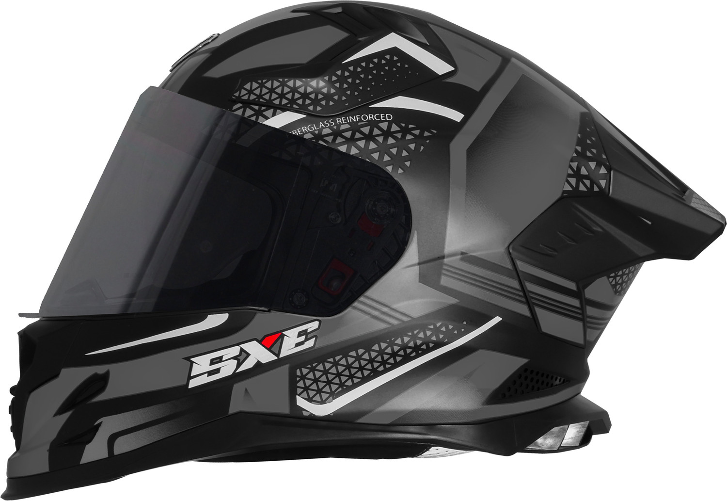 Image of Steelbird SBH-61 SXE X5 ISI and Dot Certified Full Face Graphic Helmet for Men Motorbike Helmet