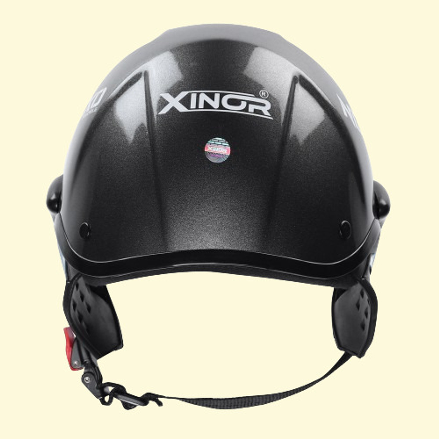Image of Xinor Nexo Half Helmet for Scooty & Motorbike with Clear Visor Motorsports Helmet