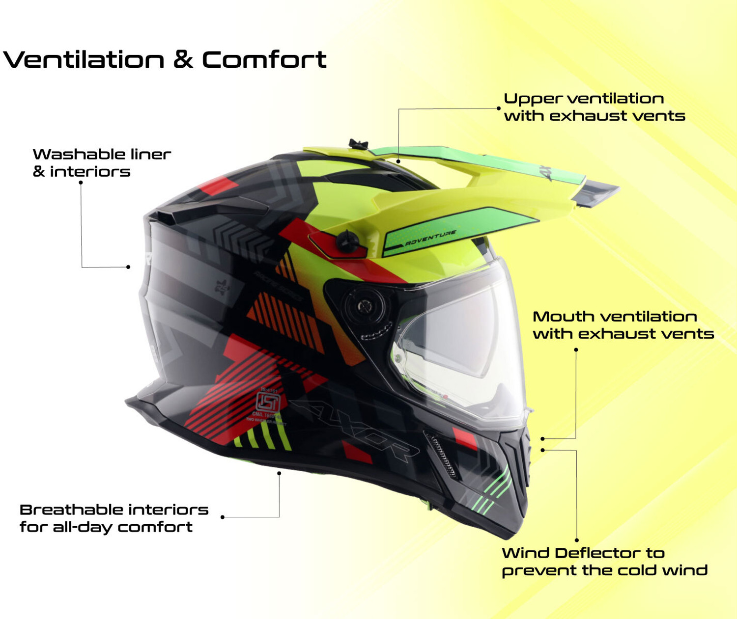 Image of Axor X-Cross Gambling Helmet Motorbike Helmet
