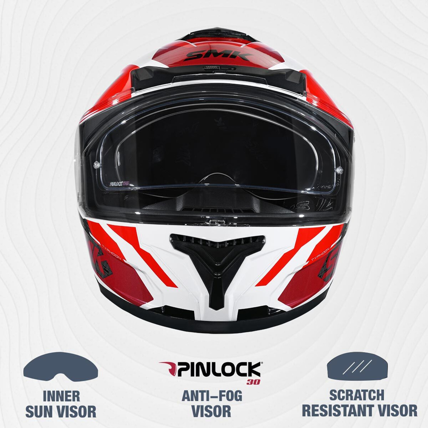 Image of SMK Typhoon RD1 Motorbike Helmet