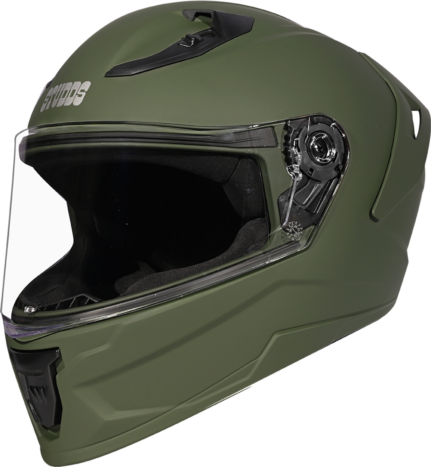 Image of STUDDS Raider Super ISI Certified Full Face Helmet with Spoiler and Clear Visior Motorbike Helmet