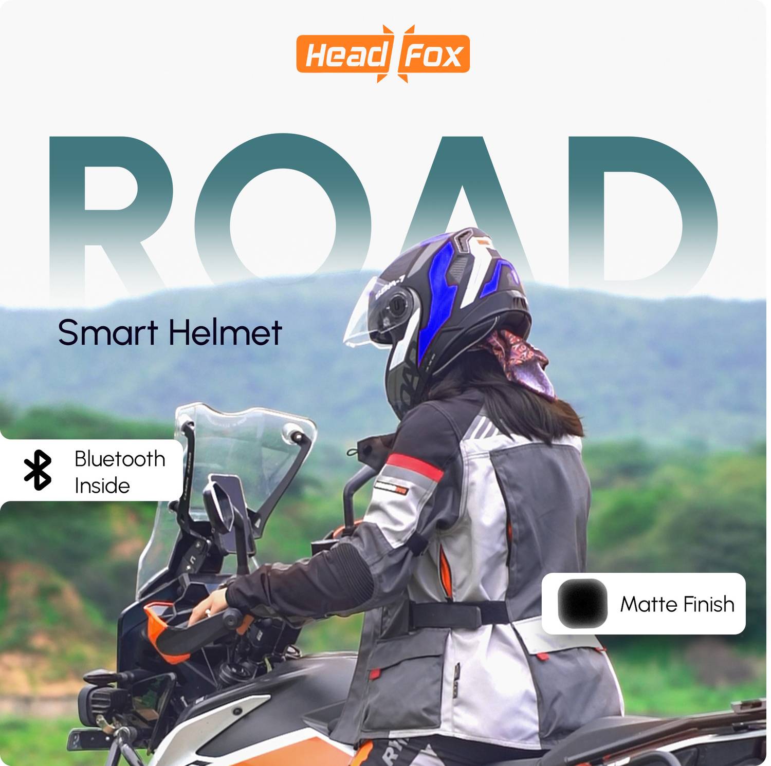 HEADFOX N2 Smart Bluetooth Helmet - Image 2