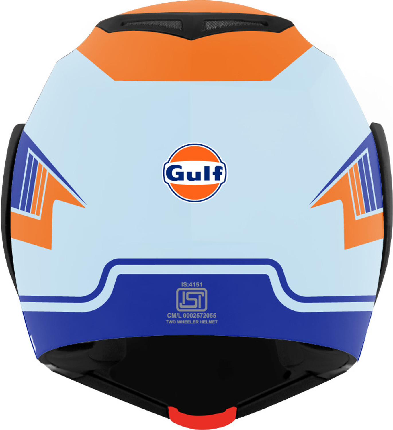 Image of Gulf FlexPro Flip-Up Glossy 2 Wheeler Motorcycle Helmet Motorbike Helmet