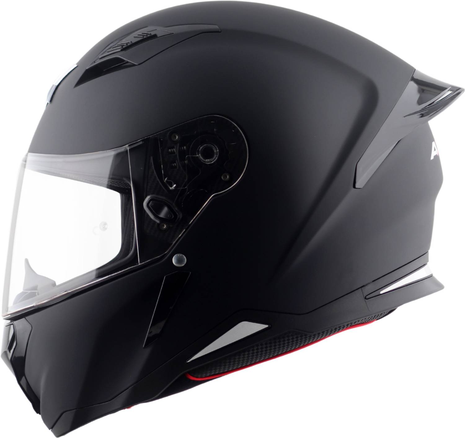 Axor Hunter Solid Motorbike Helmet Black