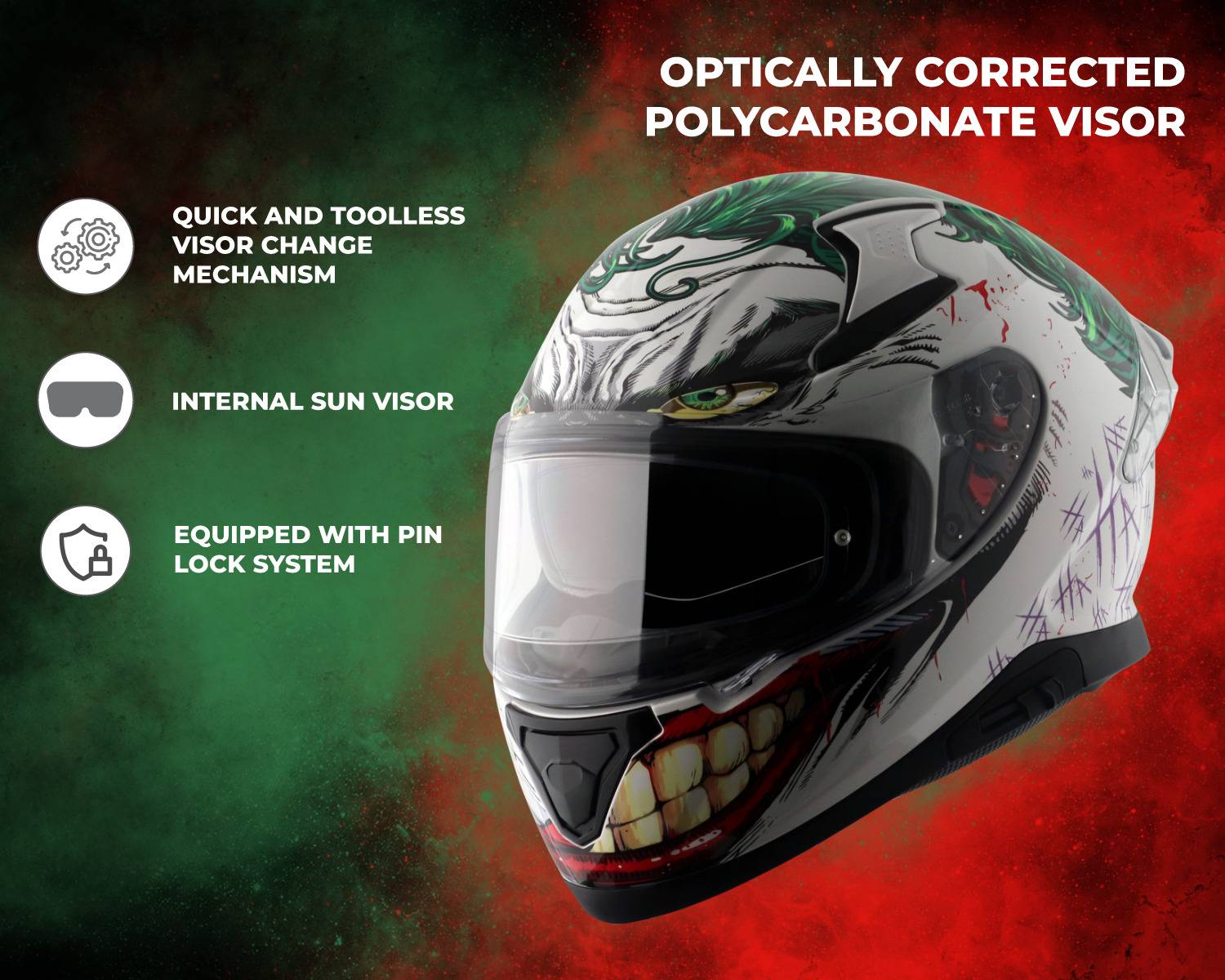 Axor Apex Joker Motorbike Helmet - Buy Axor Apex Joker Motorbike