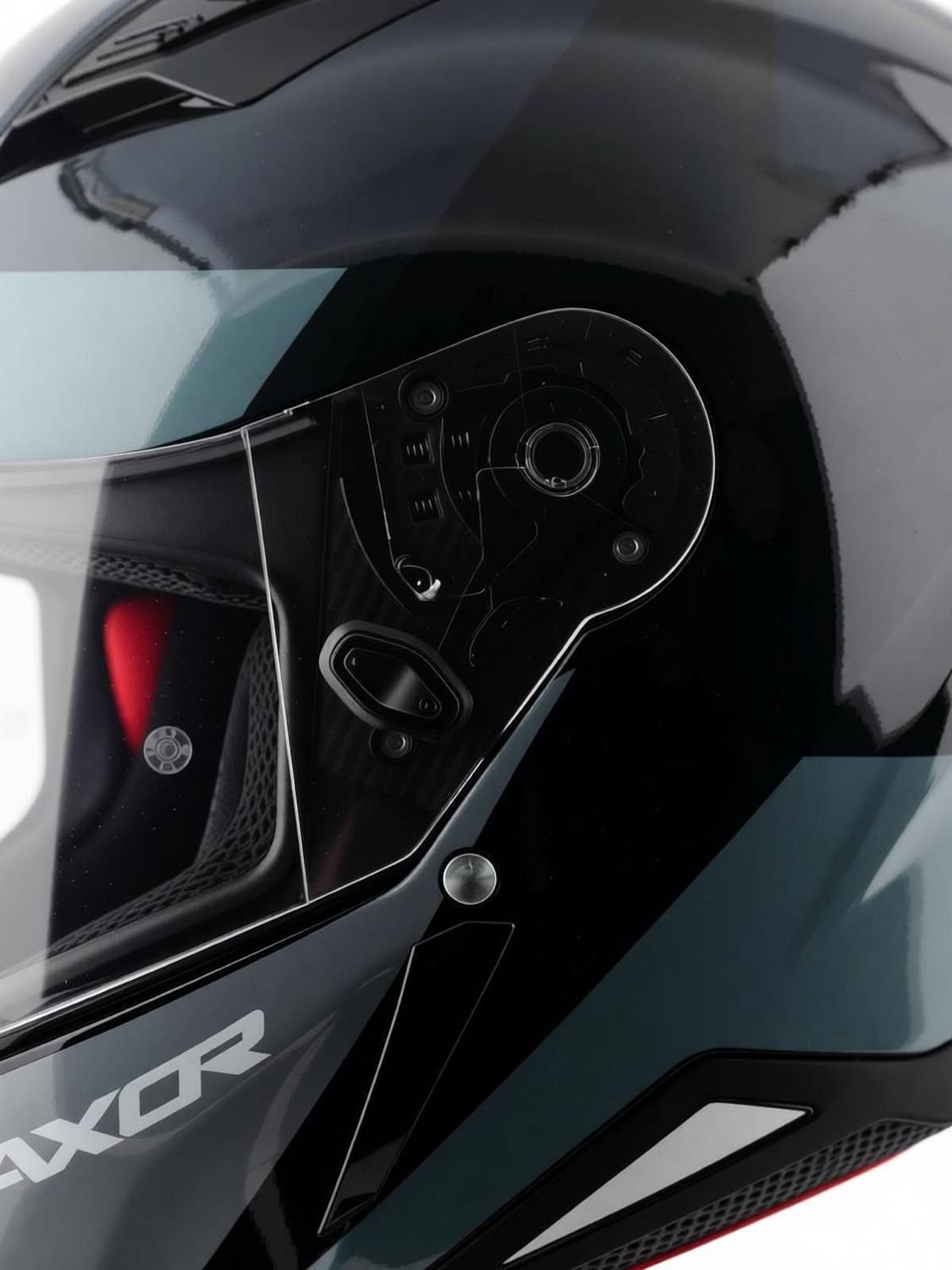 Axor Hunter Turbo Motorbike Helmet - Black - Image 5