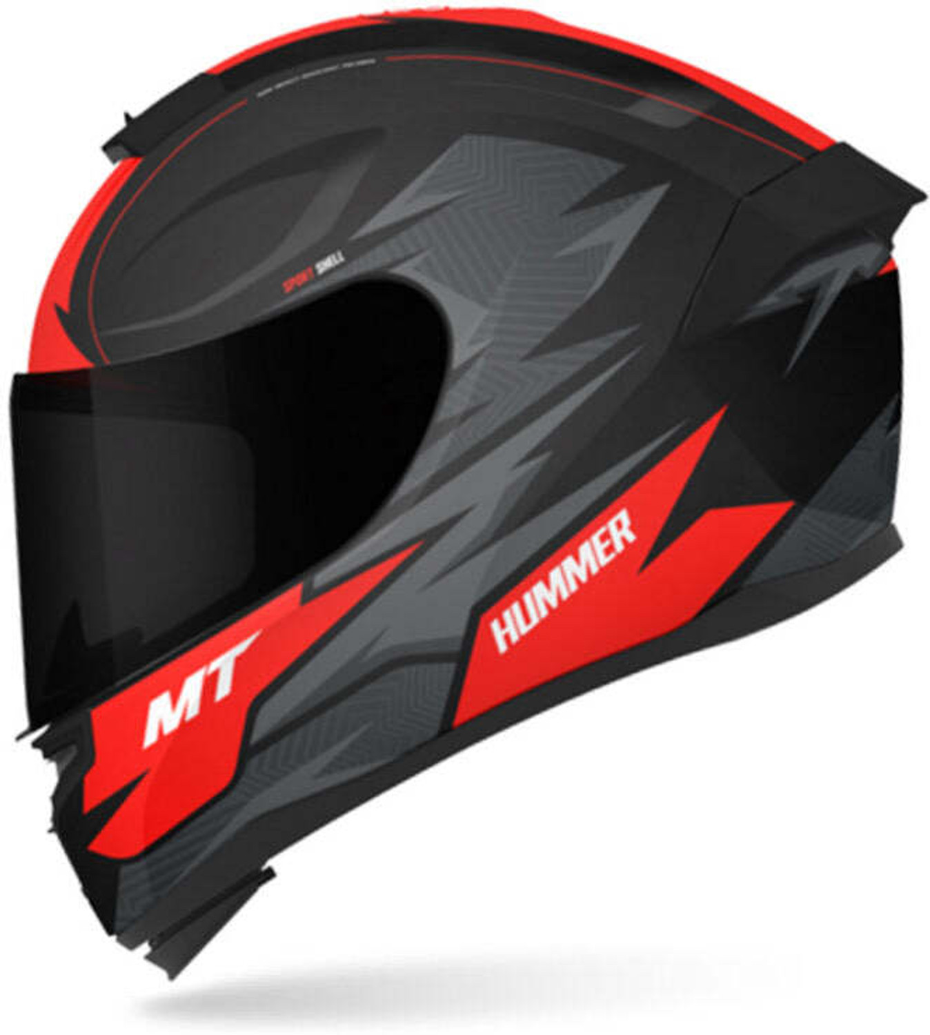 Image of MT HELMETS Hummer Shine Gloss Motorbike Helmet